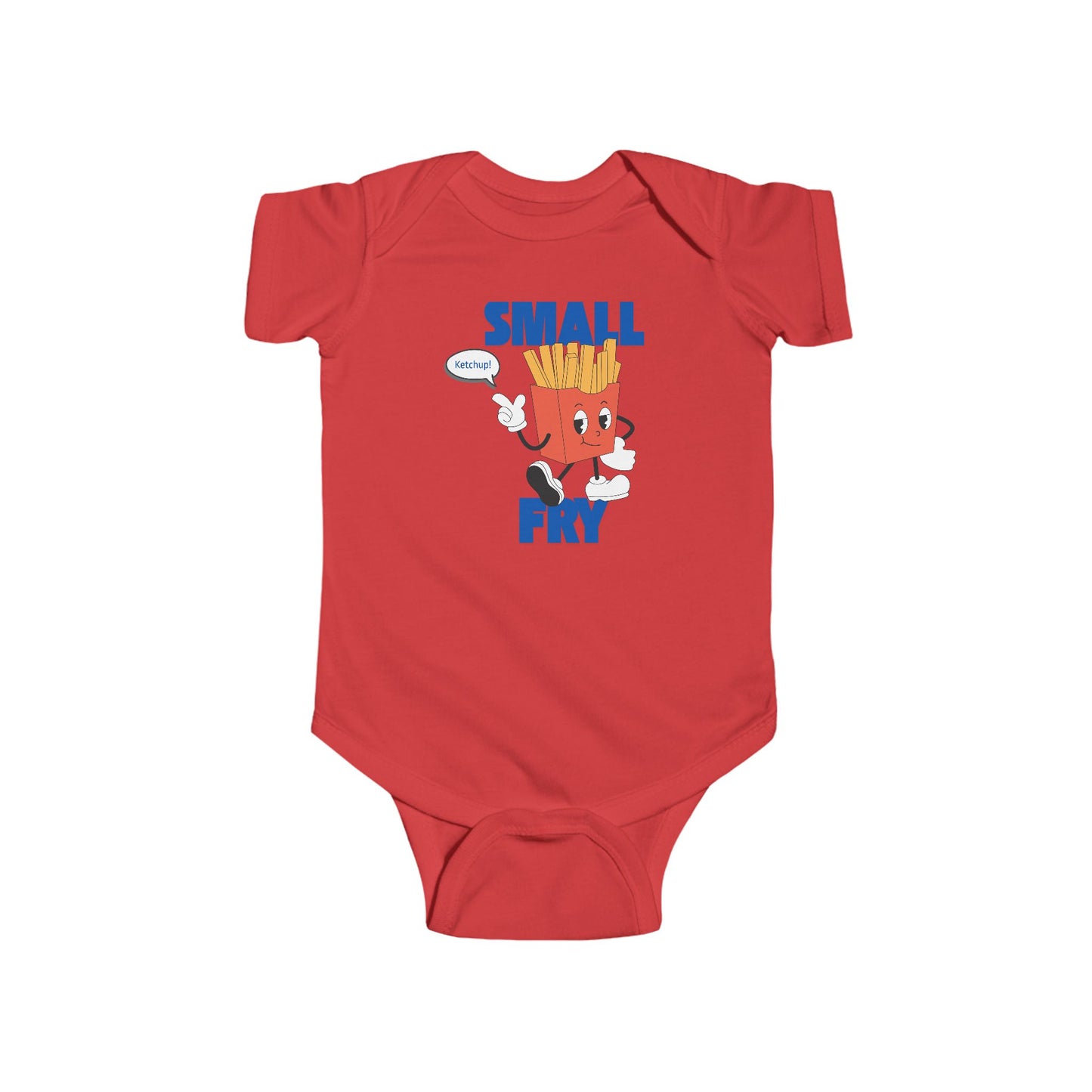 🍼🍟 “Small Fry” Baby Onesie – Cute Funny Outfit for Little Foodies 🍔✨