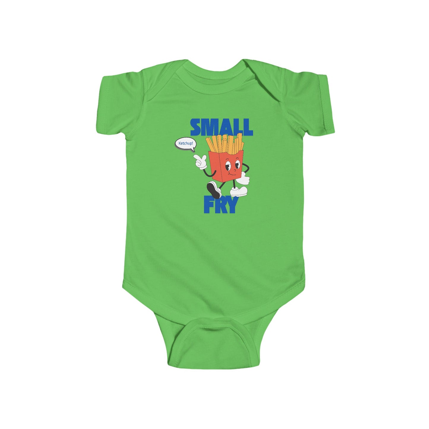 🍼🍟 “Small Fry” Baby Onesie – Cute Funny Outfit for Little Foodies 🍔✨