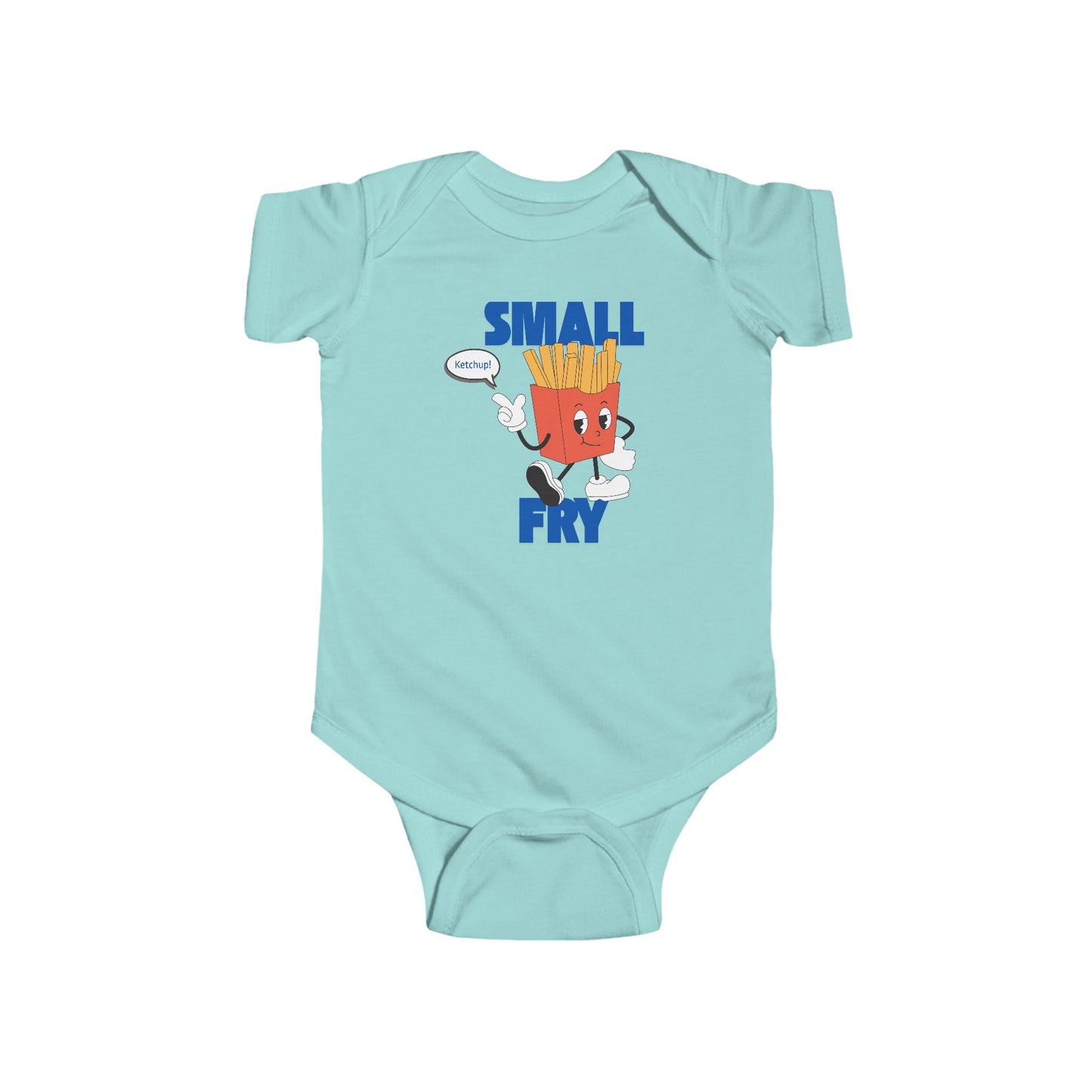 🍼🍟 “Small Fry” Baby Onesie – Cute Funny Outfit for Little Foodies 🍔✨