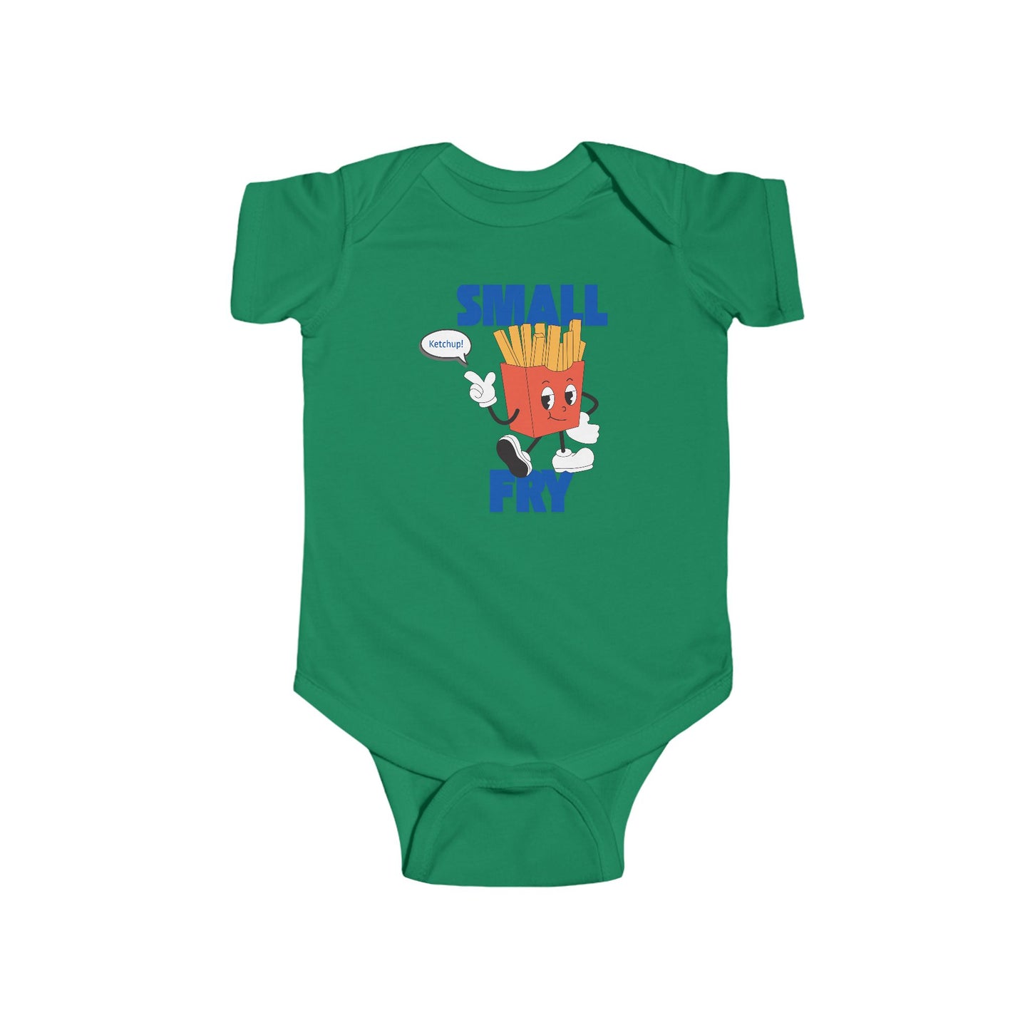 🍼🍟 “Small Fry” Baby Onesie – Cute Funny Outfit for Little Foodies 🍔✨