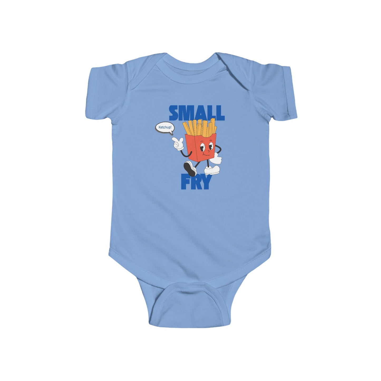🍼🍟 “Small Fry” Baby Onesie – Cute Funny Outfit for Little Foodies 🍔✨