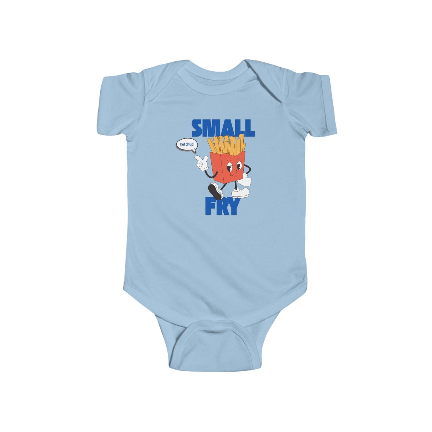 🍼🍟 “Small Fry” Baby Onesie – Cute Funny Outfit for Little Foodies 🍔✨