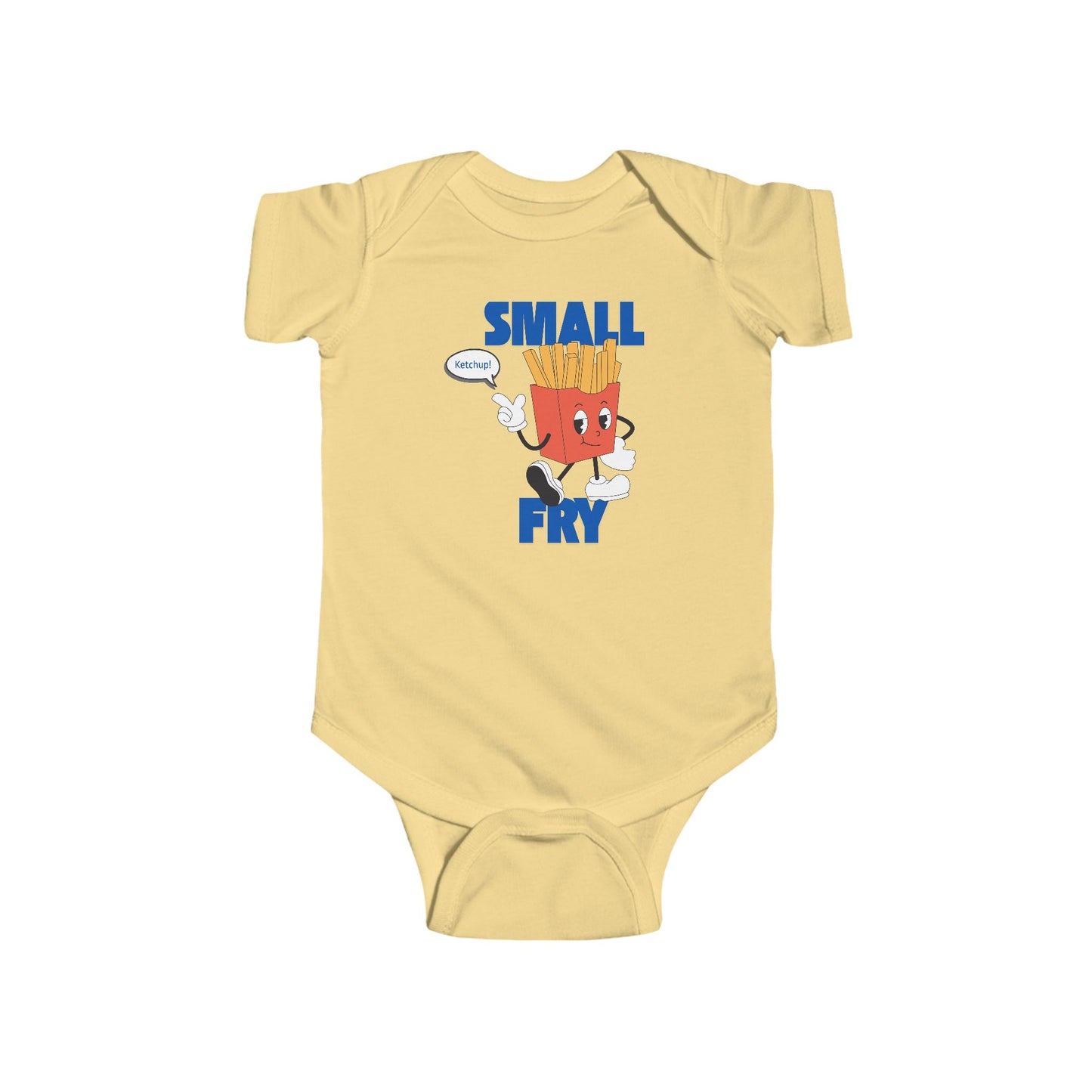 🍼🍟 “Small Fry” Baby Onesie – Cute Funny Outfit for Little Foodies 🍔✨