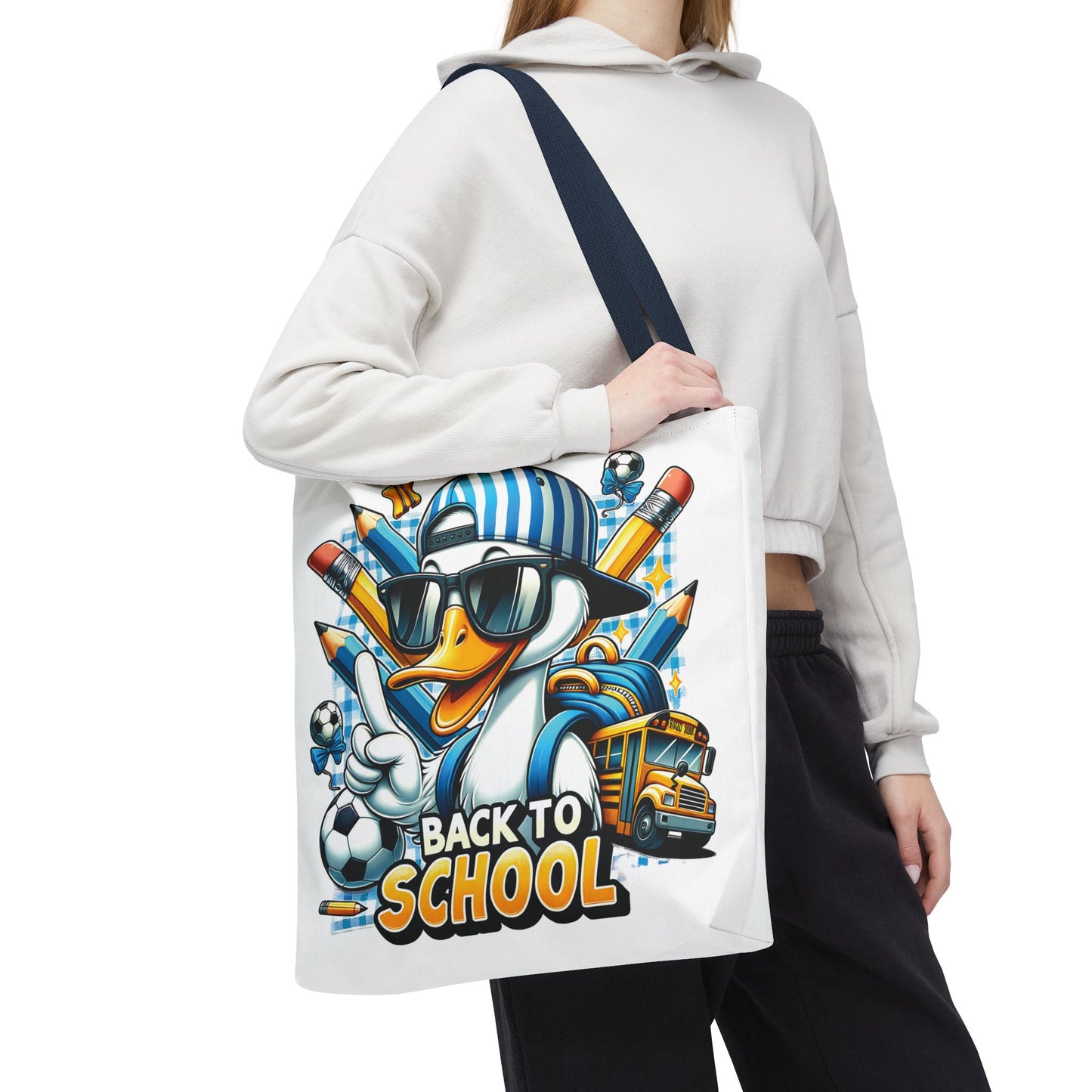 🦆 Cool Duck Back to School Tote – Waddle into the School Year in Style 🏫