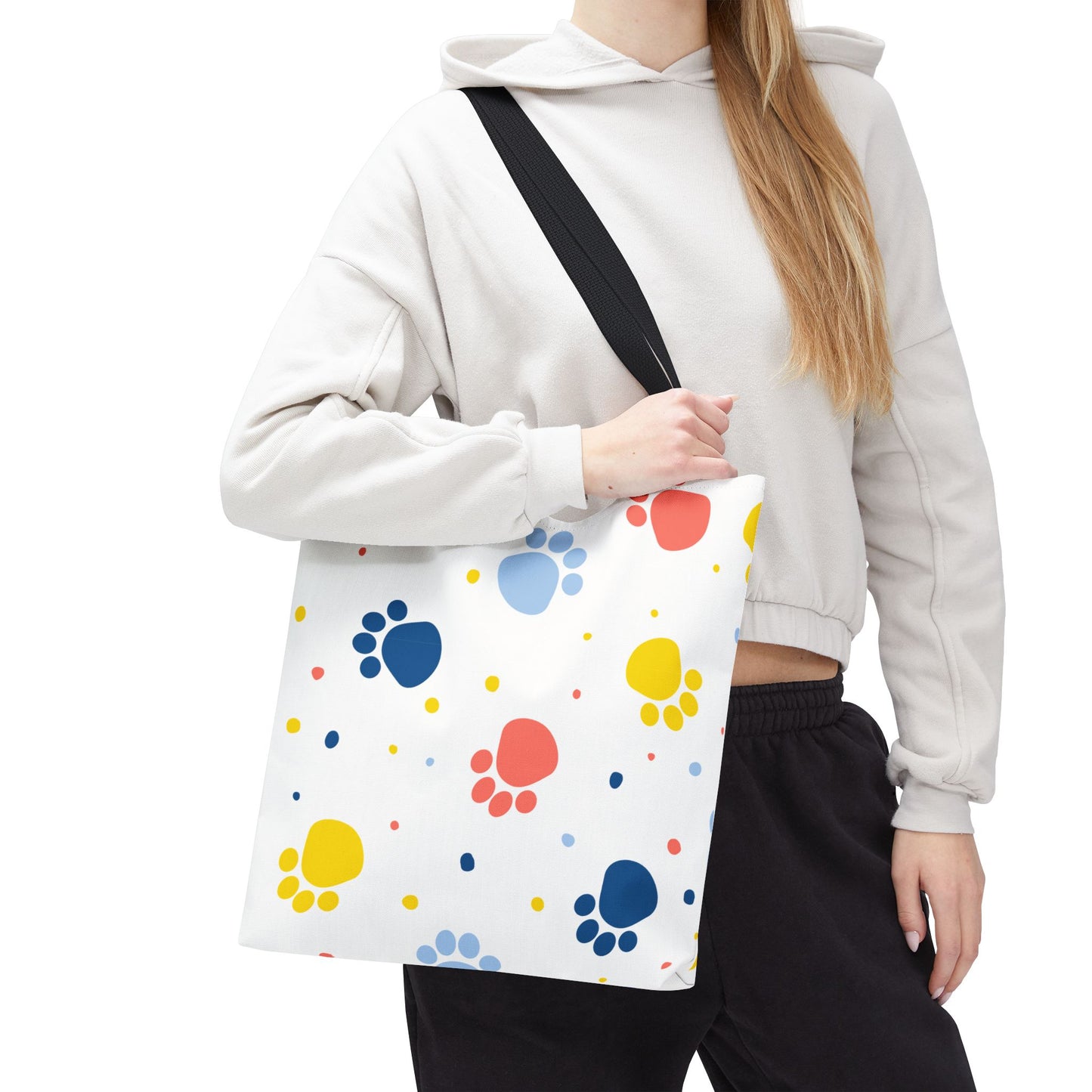 Bolsa de mano con estampado de patas | Para llevar a diario, ideal para amantes de las mascotas