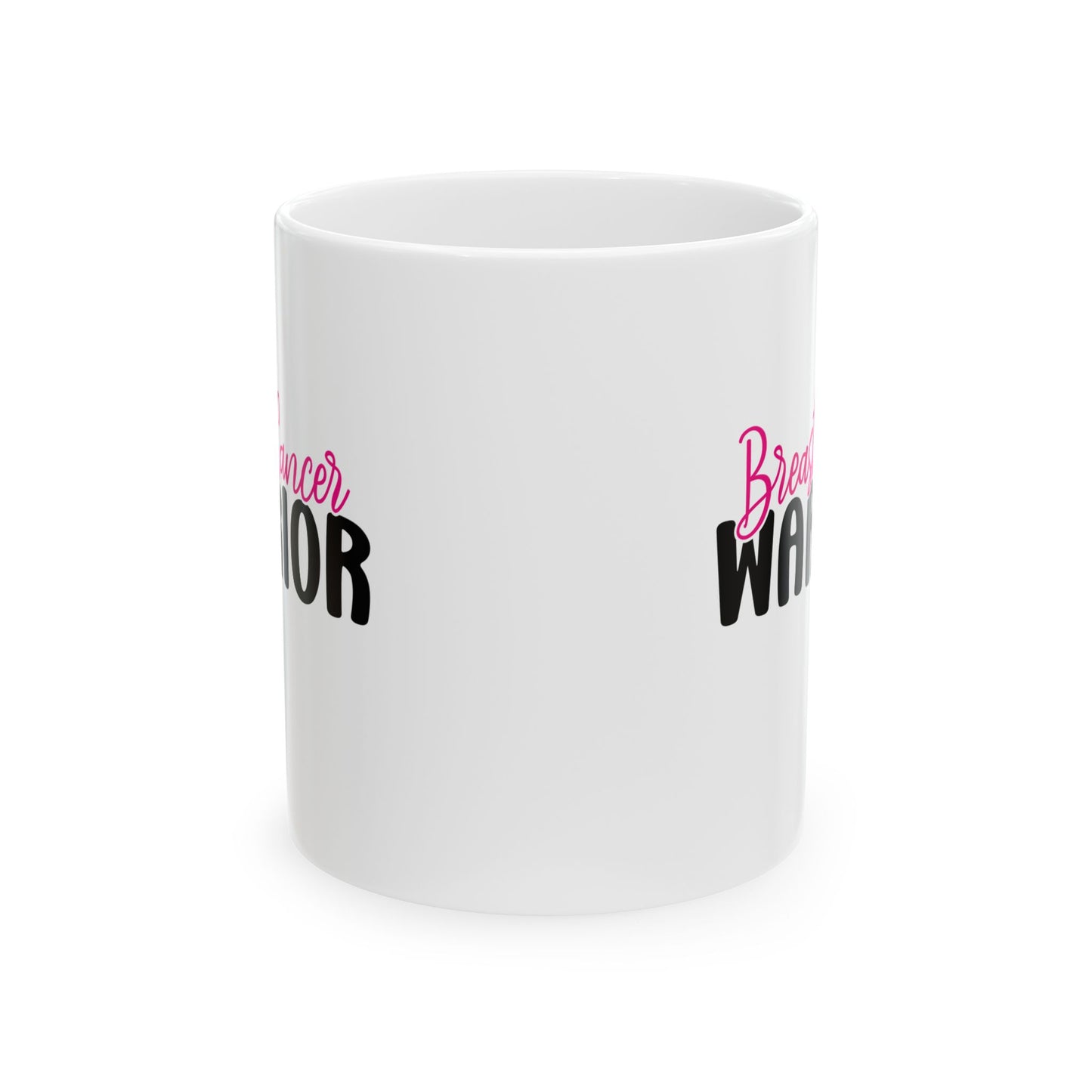 🎀 Breast Cancer Warrior Mug – Strength in Every Sip 💪