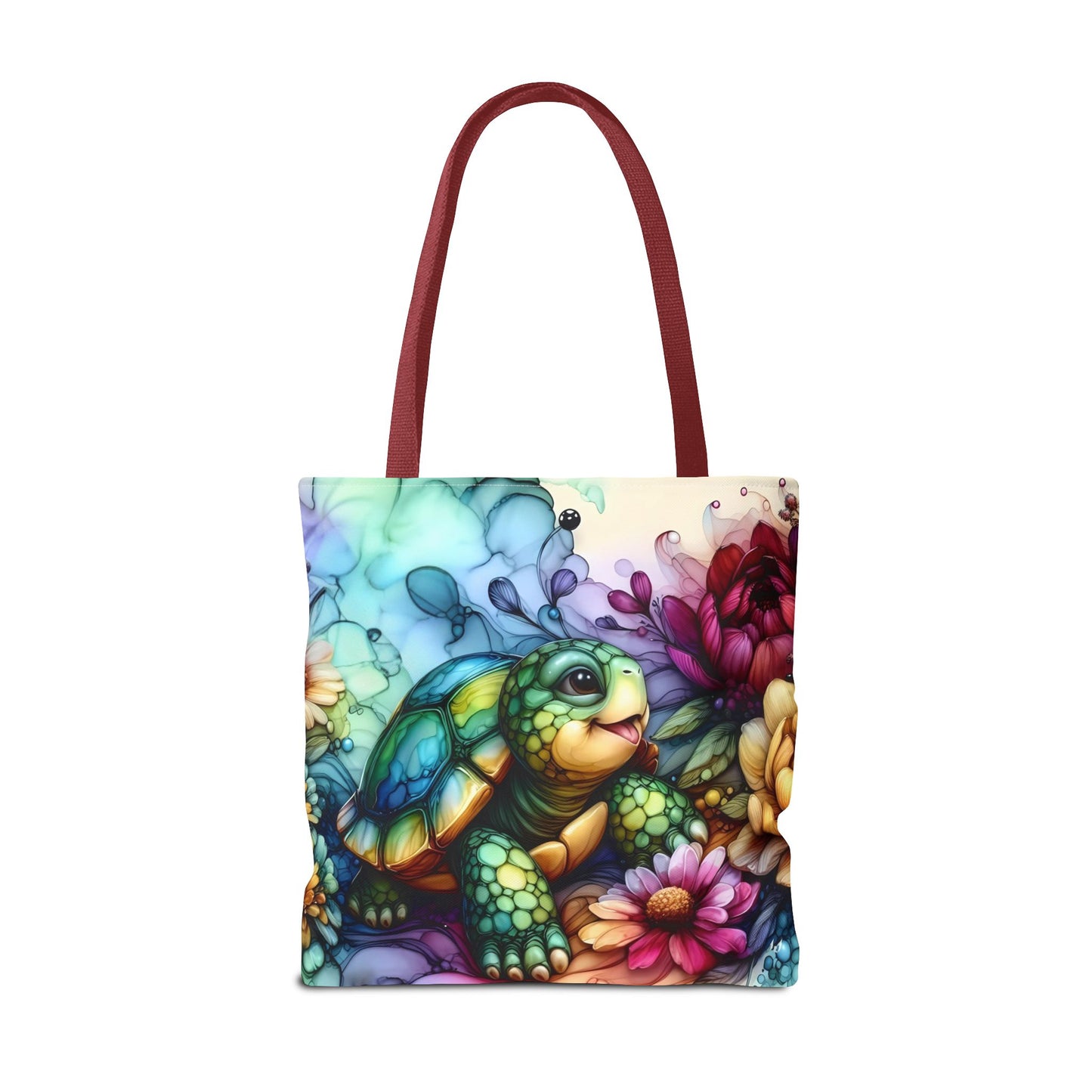 Bolsa de mano - Diseño de tortugas coloridas
