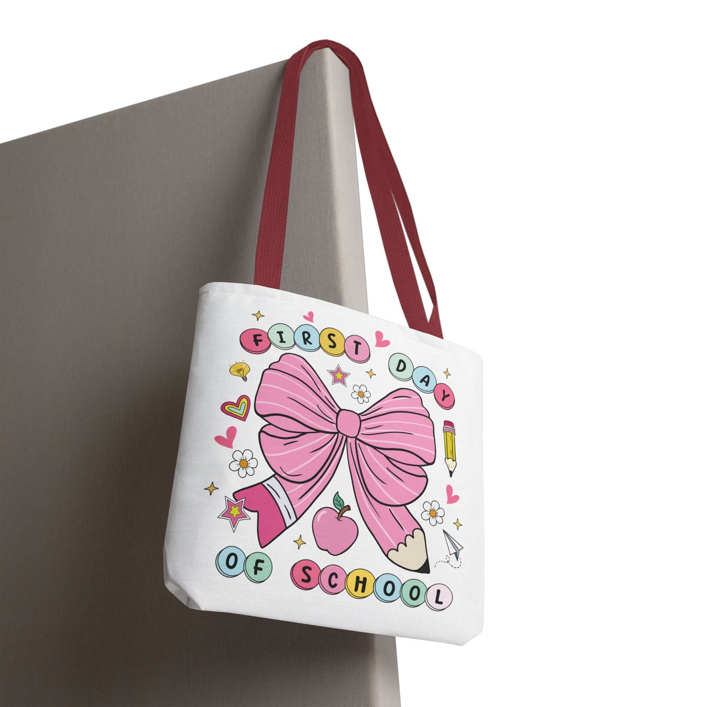 🎀 Coquette First Day of School Tote – Sweet Style for a Smart Start 📚