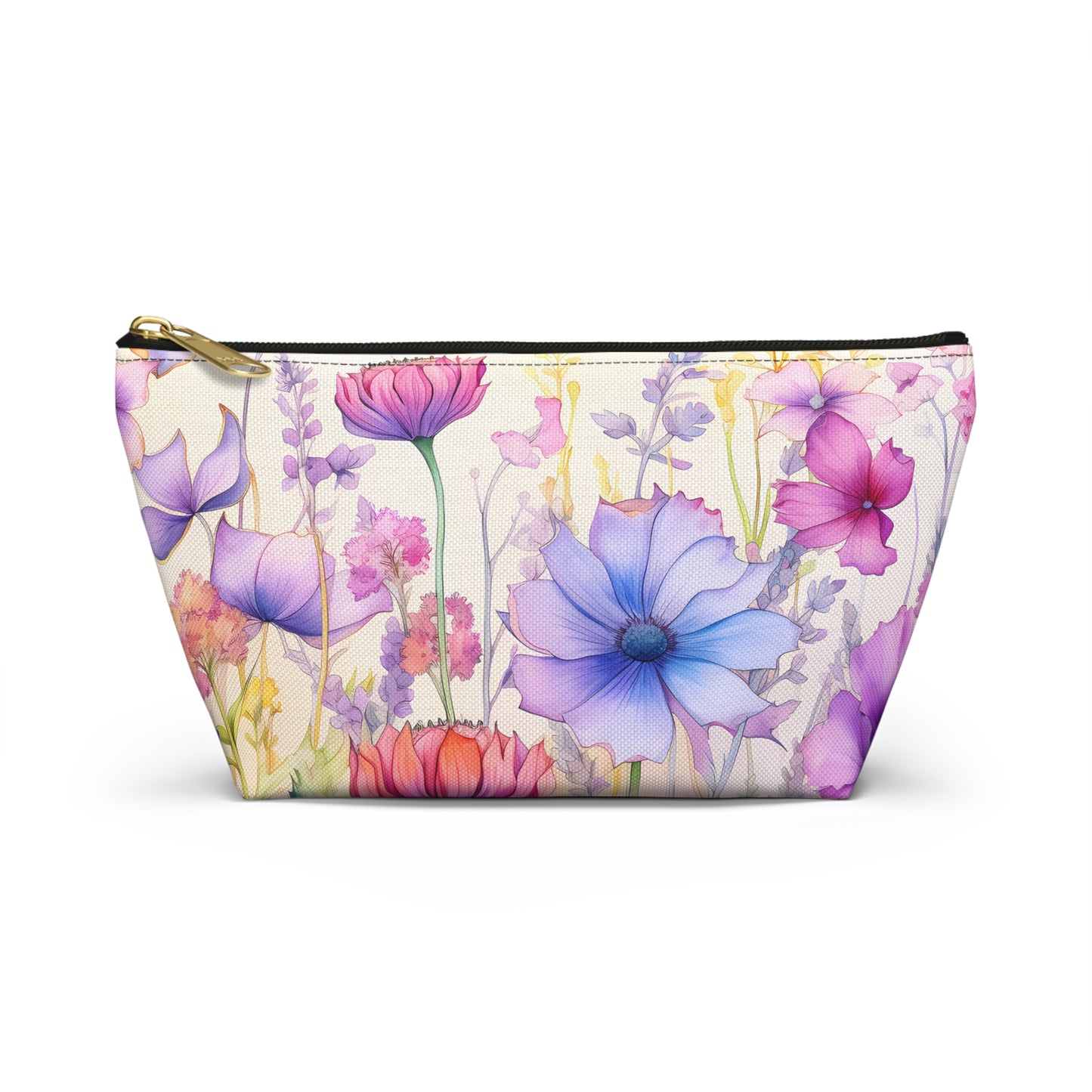 Accessory Pouch – Floral Garden Makeup Bag