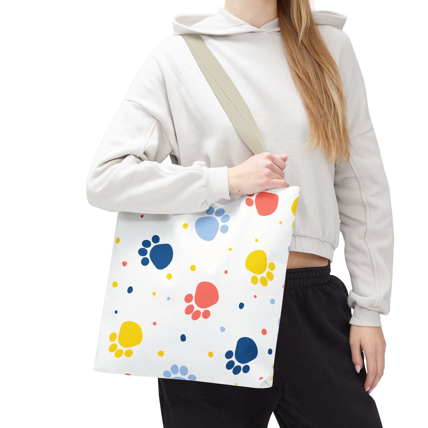 Bolsa de mano con estampado de patas | Para llevar a diario, ideal para amantes de las mascotas