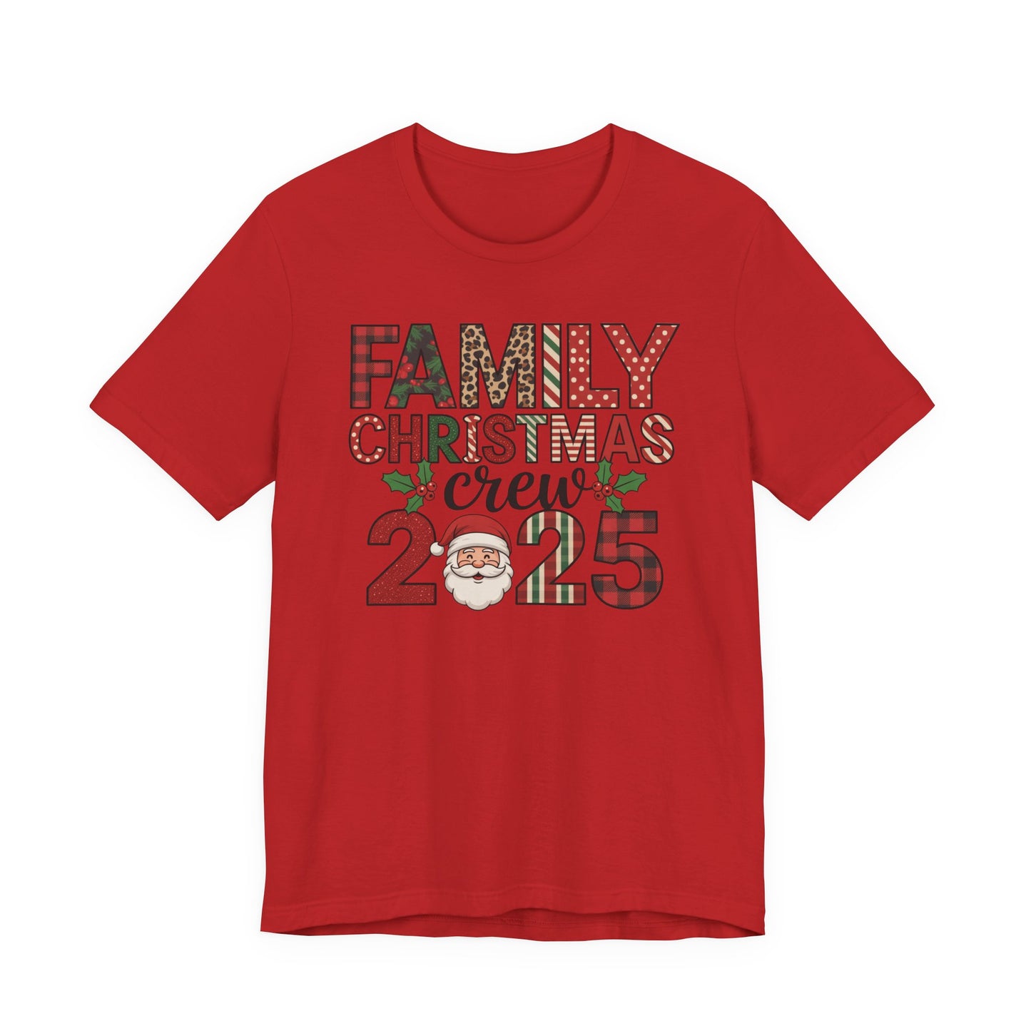 🎅 Family Christmas Crew 2025 T-Shirt – Matching Holiday Santa Tee 🌲✨