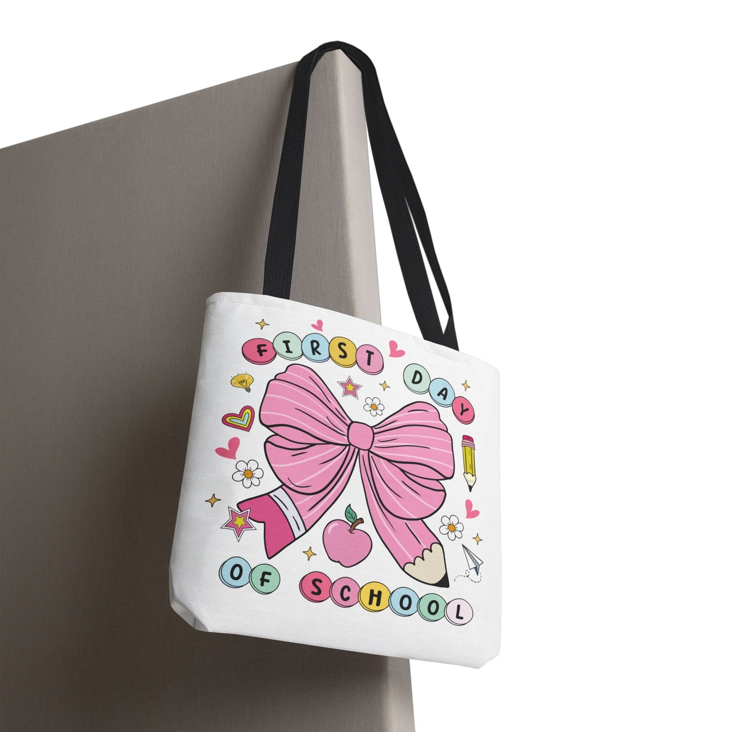 🎀 Coquette First Day of School Tote – Sweet Style for a Smart Start 📚