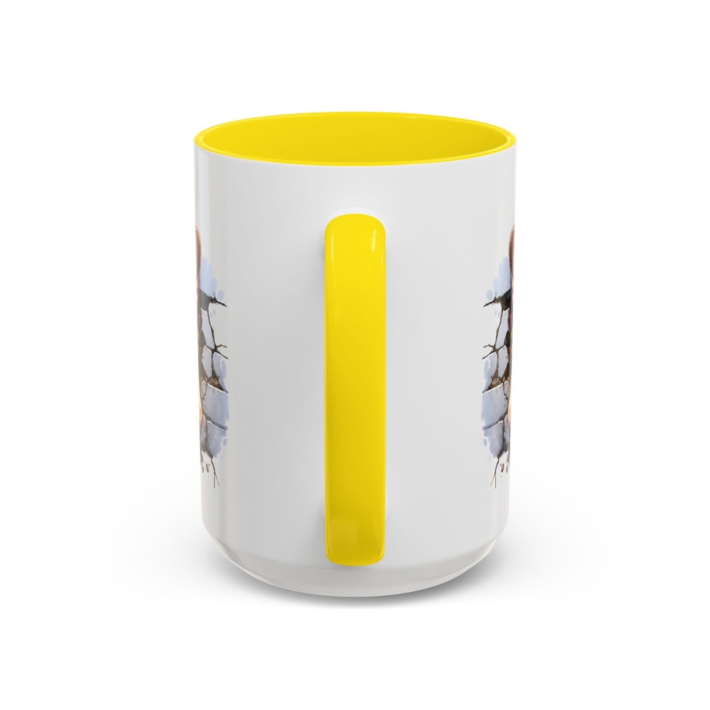 🐾☕ Tan French Bulldog Puppy Accent Mug – Sweet Peek-Through Pup Design ✨