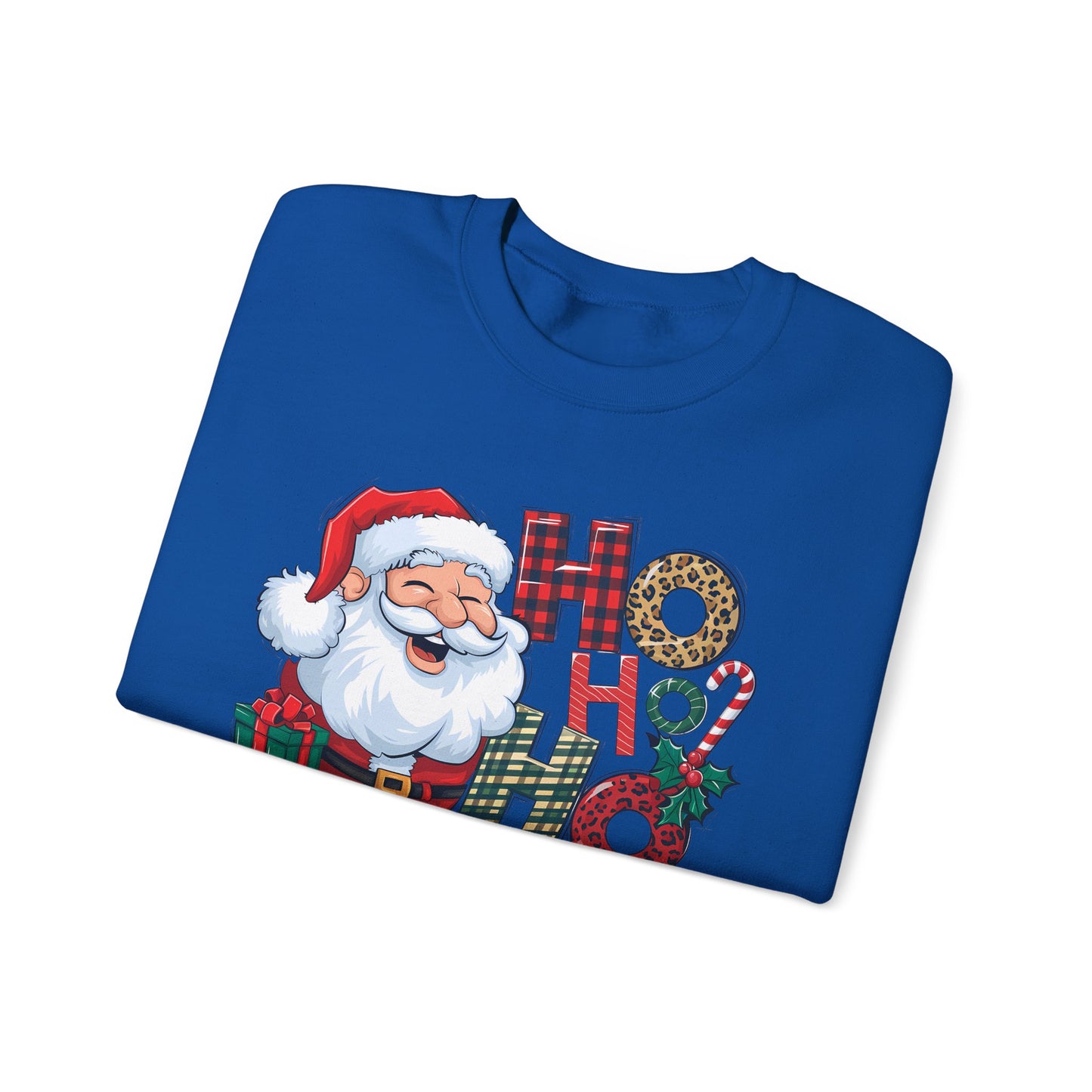 🎅✨ HO HO HO Santa Sweatshirt – Classic Holiday Cheer 🎄🎁