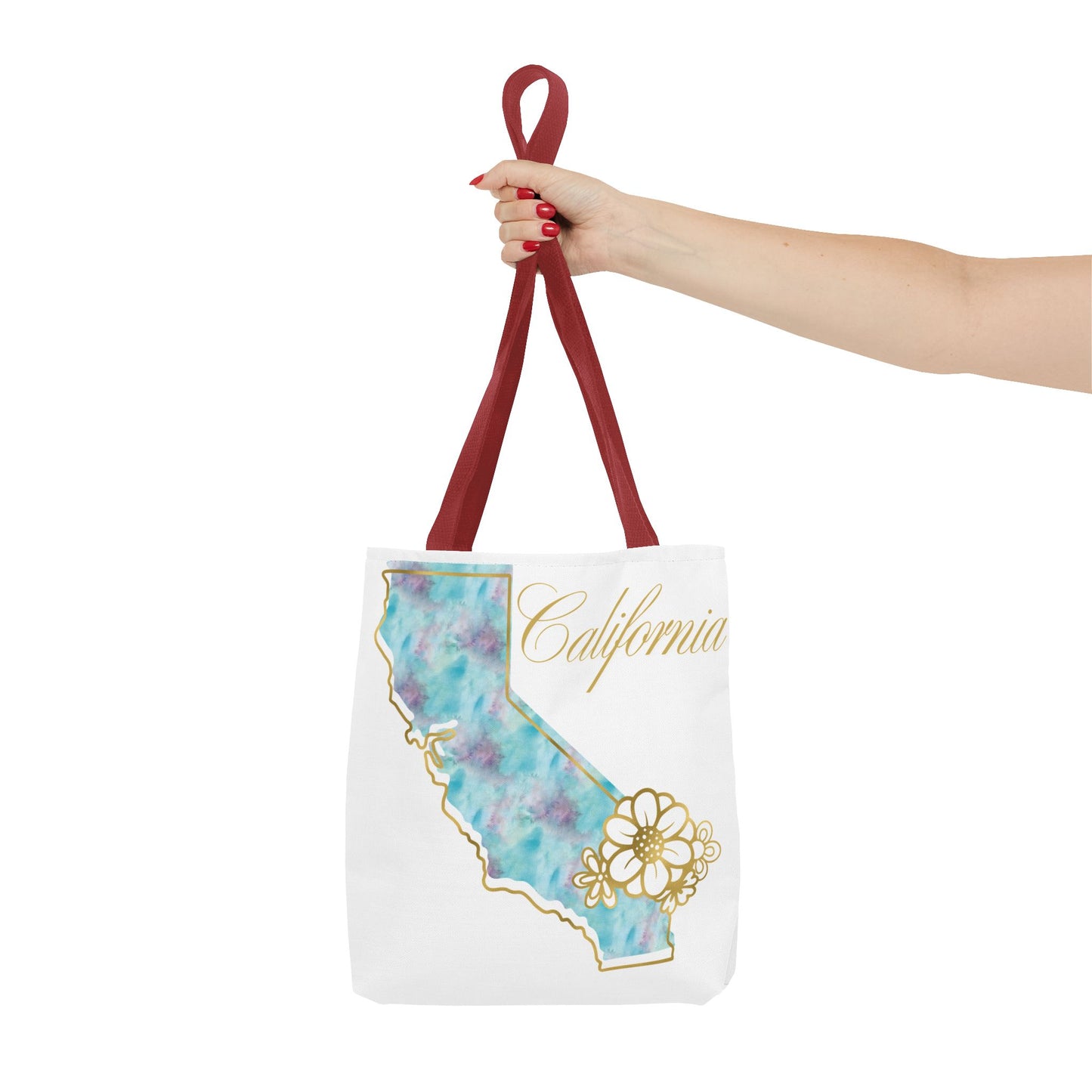🌸 California State Floral Tote Bag – Elegant, Artistic & Practical 👜