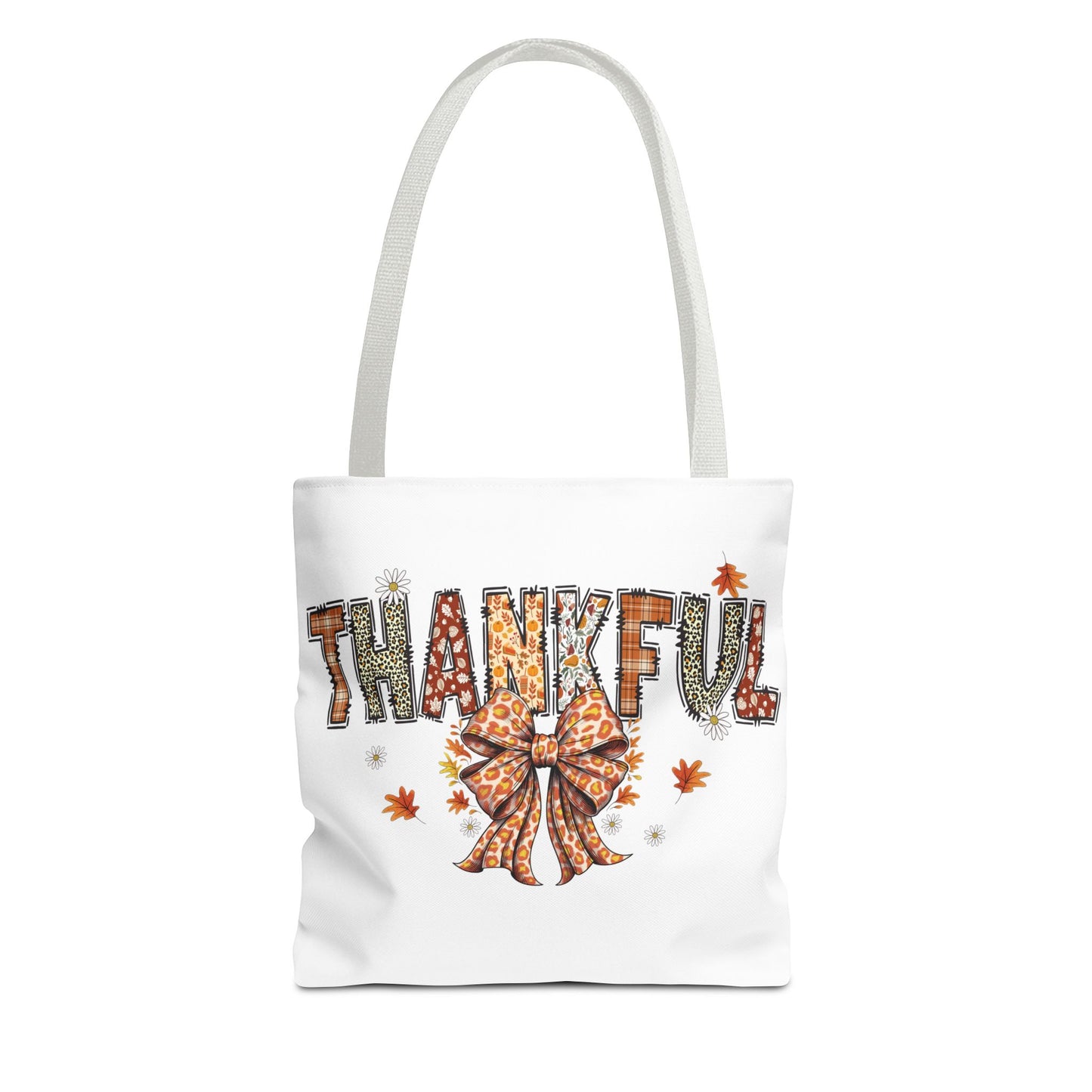 🧡 Thankful Tote Bag – Leopard Prints & Autumn Vibes in One Cozy Carryall 🍁