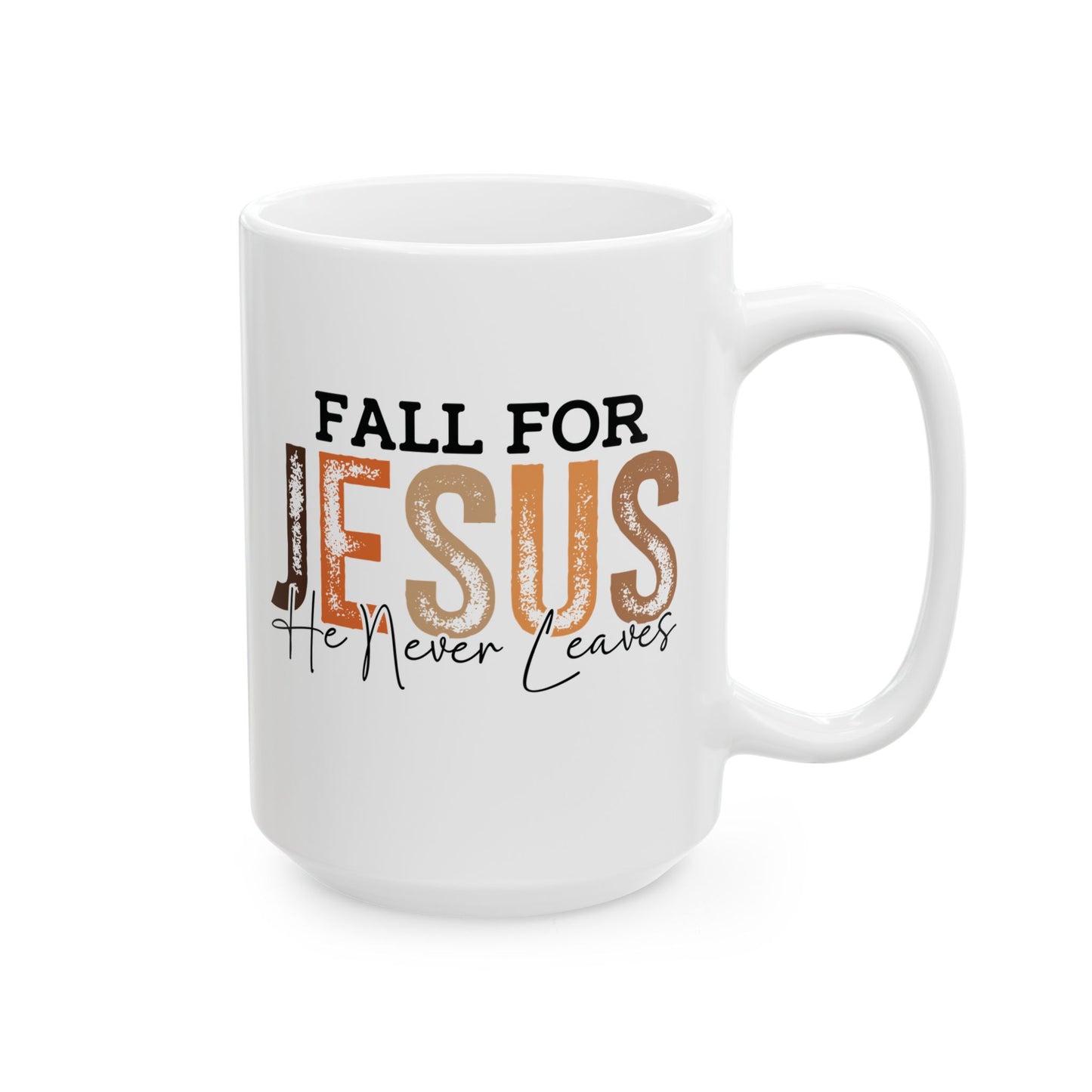 🍂✝️ Fall for Jesus Mug – Faith & Autumn Coffee Cup ☕🍁