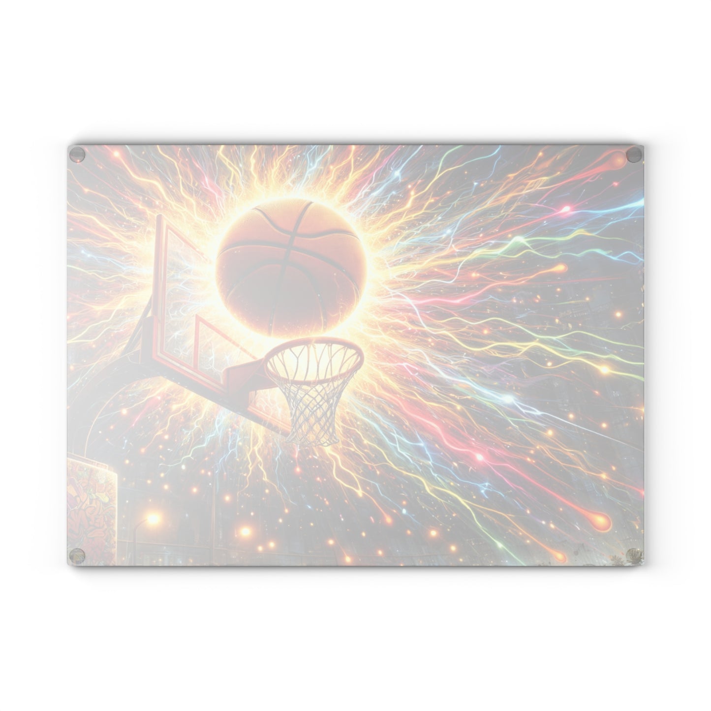Basketball Explosion Cutting Board – Slam Dunk Style for Your Kitchen