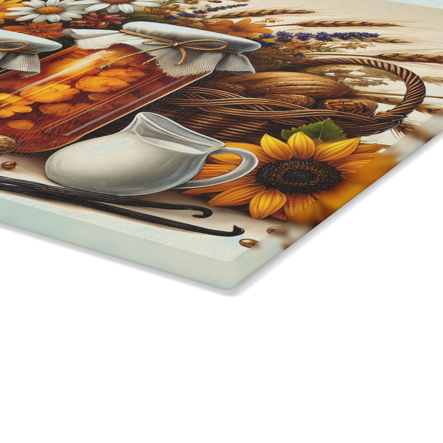 🍞🌻 Country Harvest Cutting Board – Rustic Autumn Charm for Your Kitchen