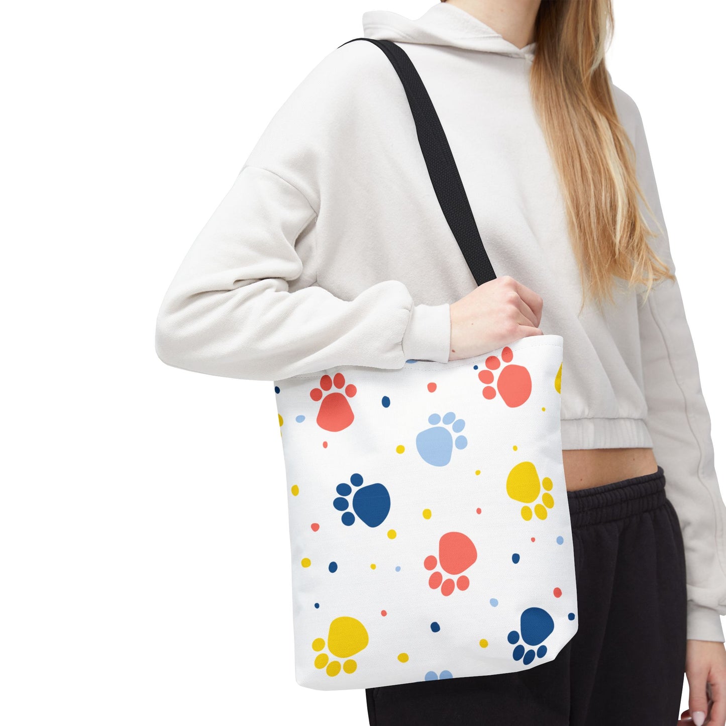 Bolsa de mano con estampado de patas | Para llevar a diario, ideal para amantes de las mascotas