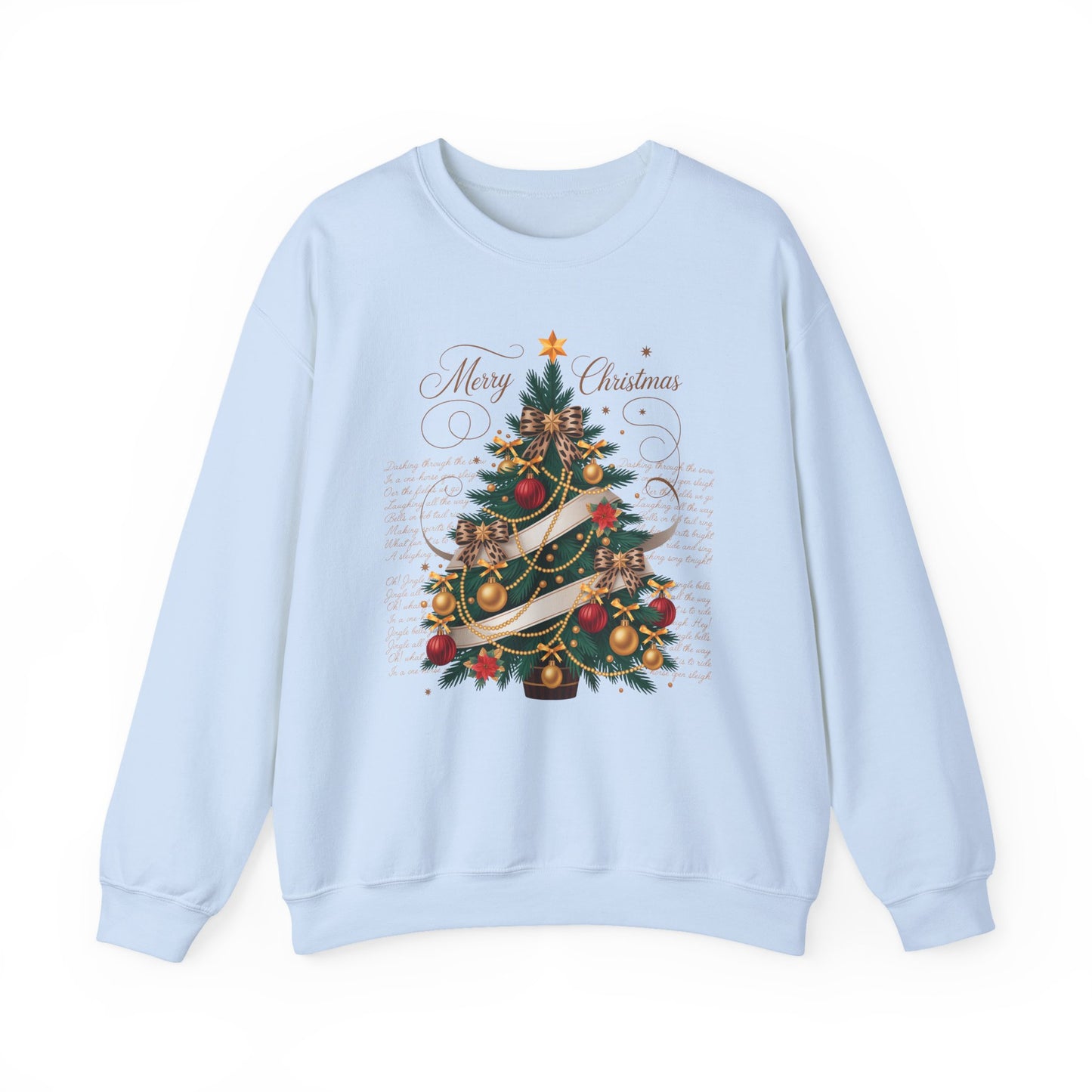 🎄✨ Merry Christmas Tree Sweatshirt – Classic Festive Elegance for 2025 ✨🎅