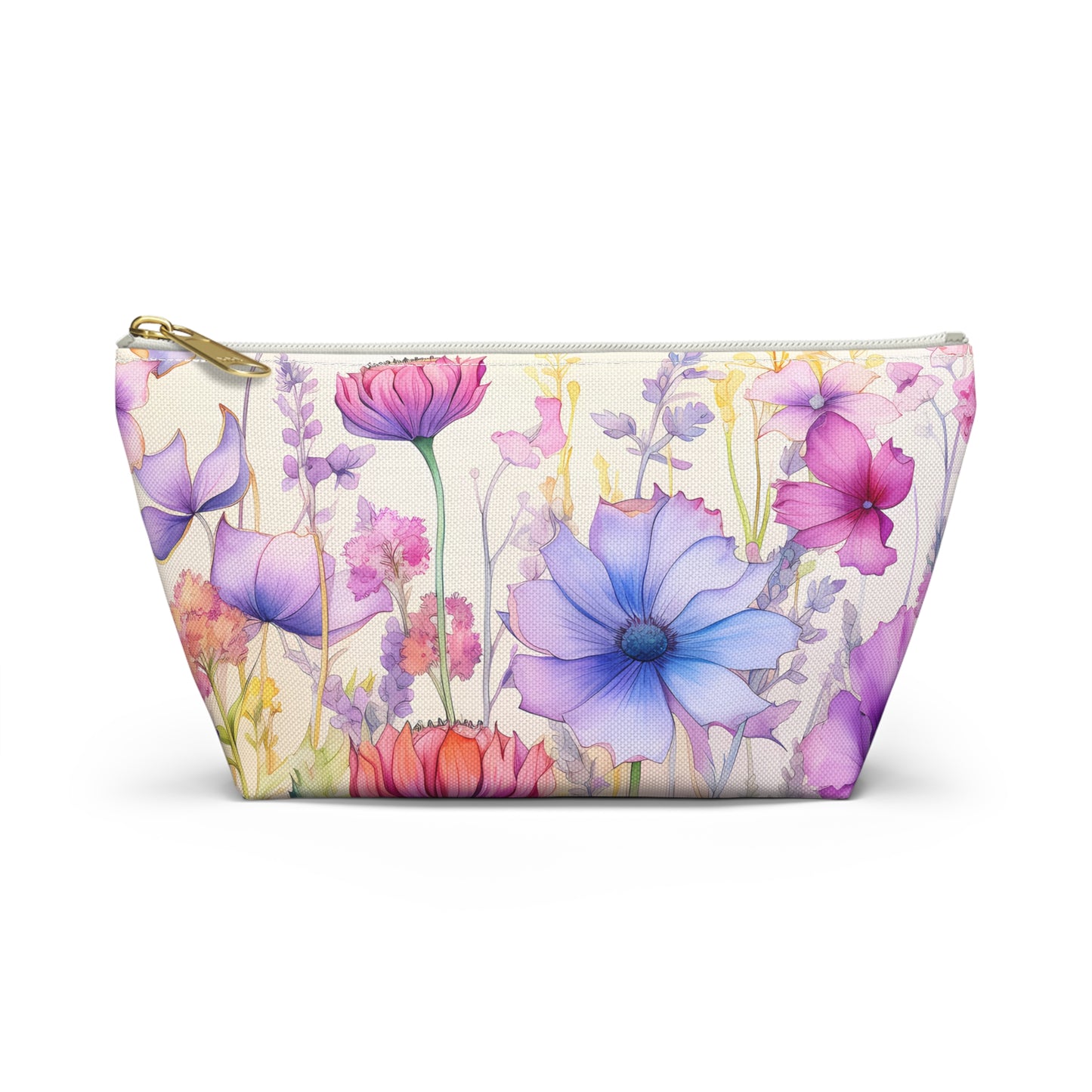 Accessory Pouch – Floral Garden Makeup Bag