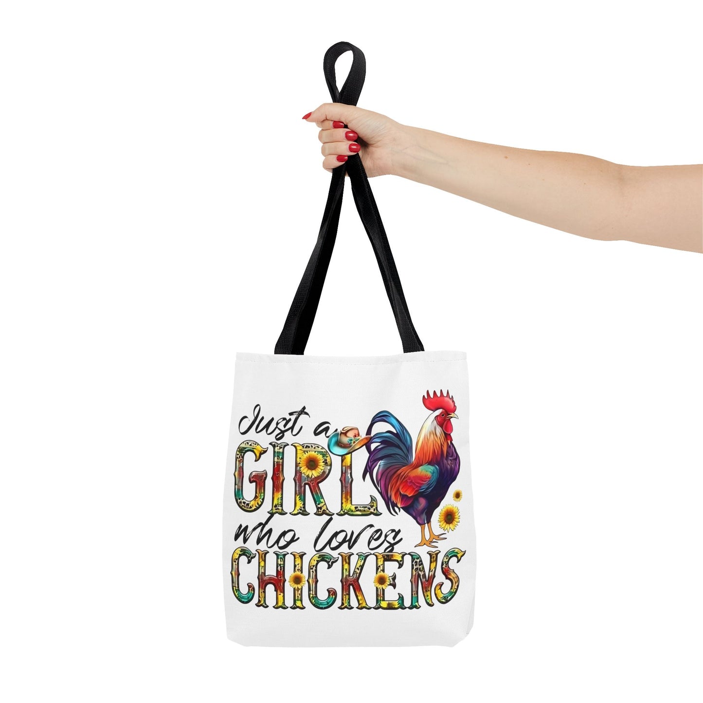 🐔 Solo una chica que ama las gallinas: Bolsa de tela estilo granja para amantes de las gallinas