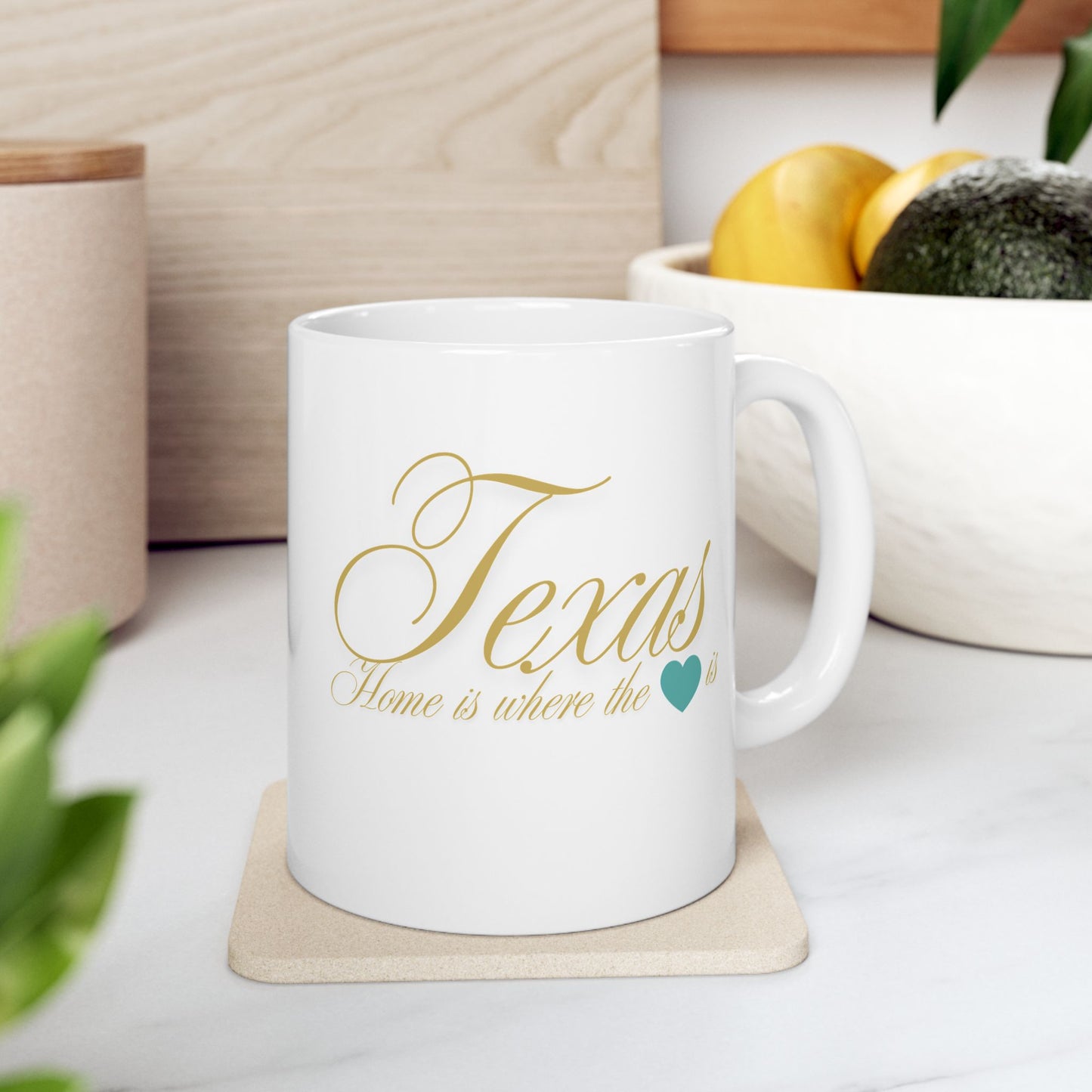 ☕ Home is Where the ❤️ Is – Texas Mug – Southern Pride in Every Sip 🤠