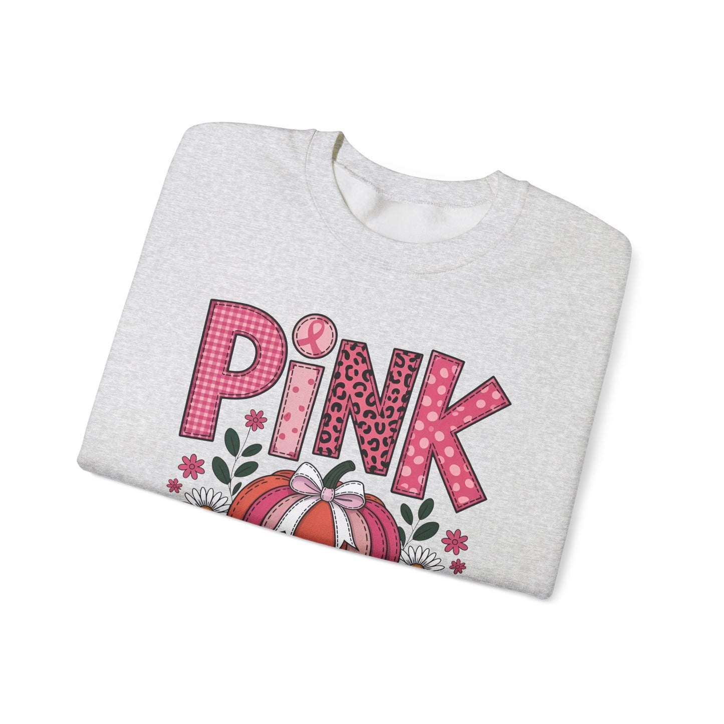 🎃🎀 Pink Out Pumpkin Sweatshirt – Fall Breast Cancer Awareness