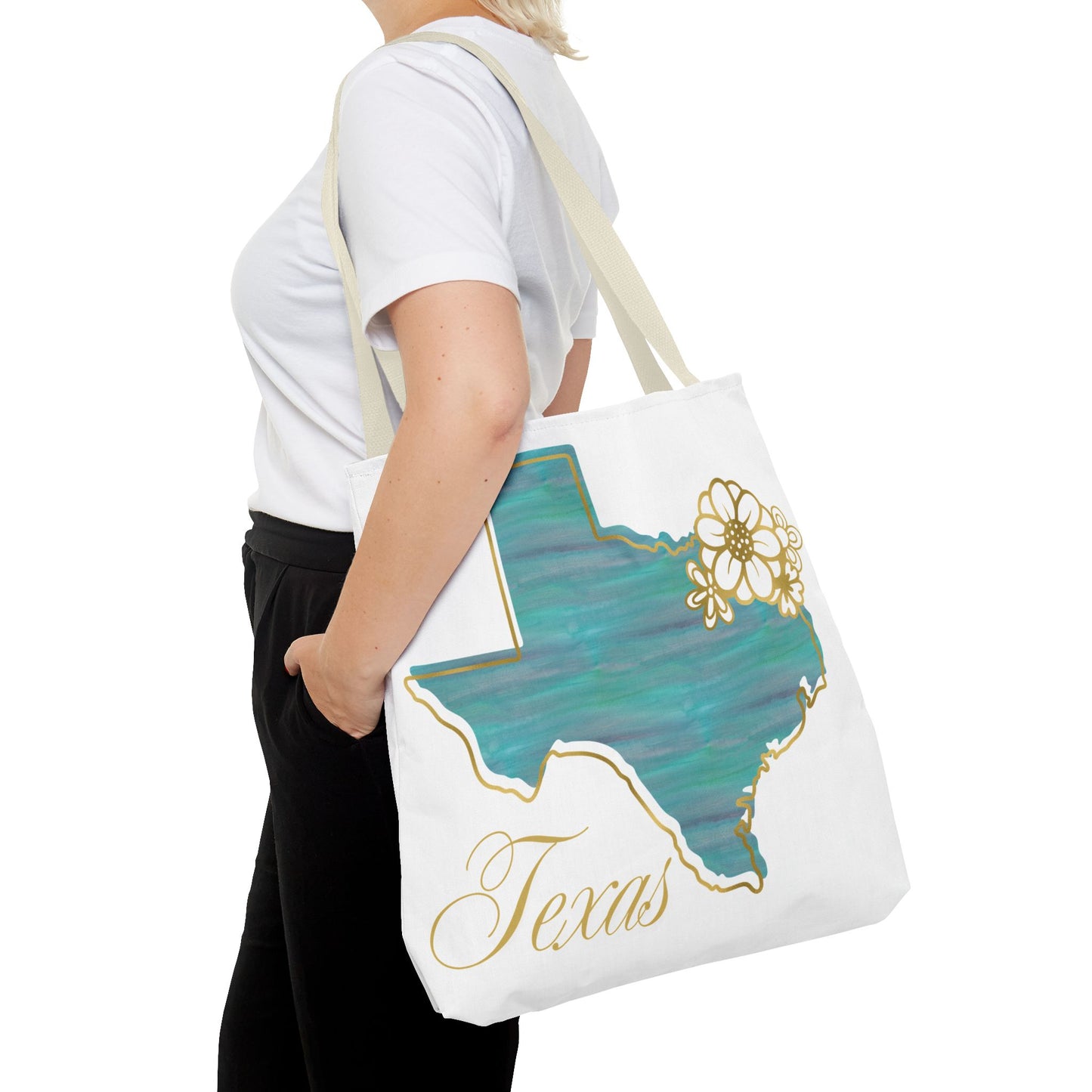 🎨 Texas State Floral Tote Bag – Elegant, Practical & Southern Charm 🌸