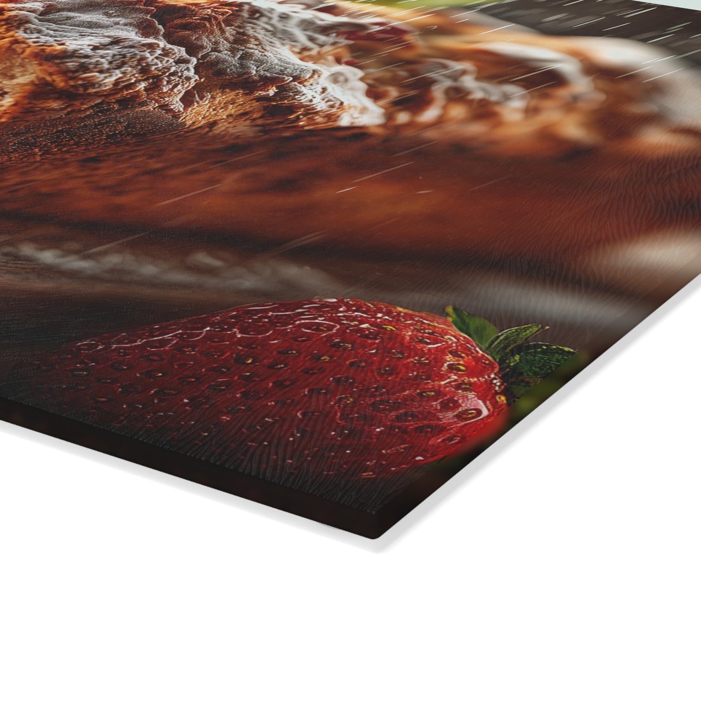 🍓✨ Strawberry Bread Rustic Cutting Board – Sweet Charm for Your Kitchen 🍞