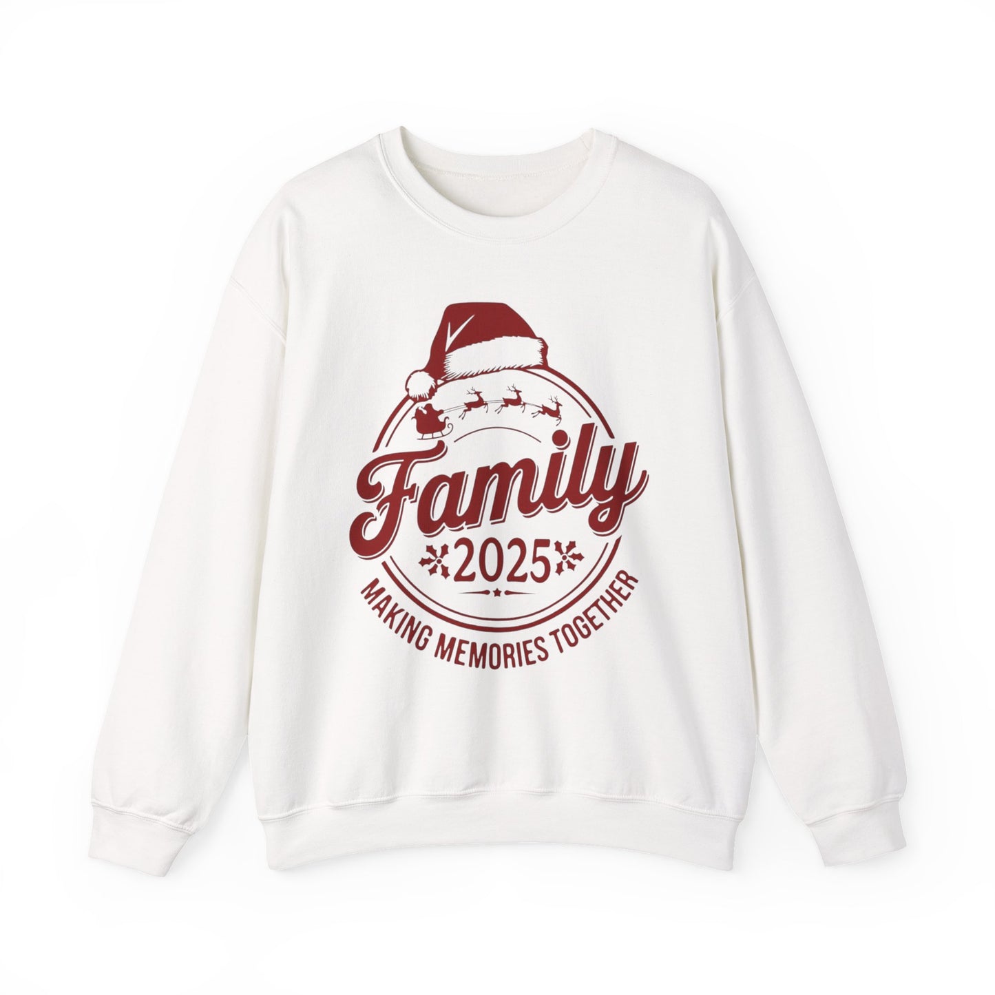 🎅❤️ Family 2025 Christmas Sweatshirt – Making Memories Together 🌟✨