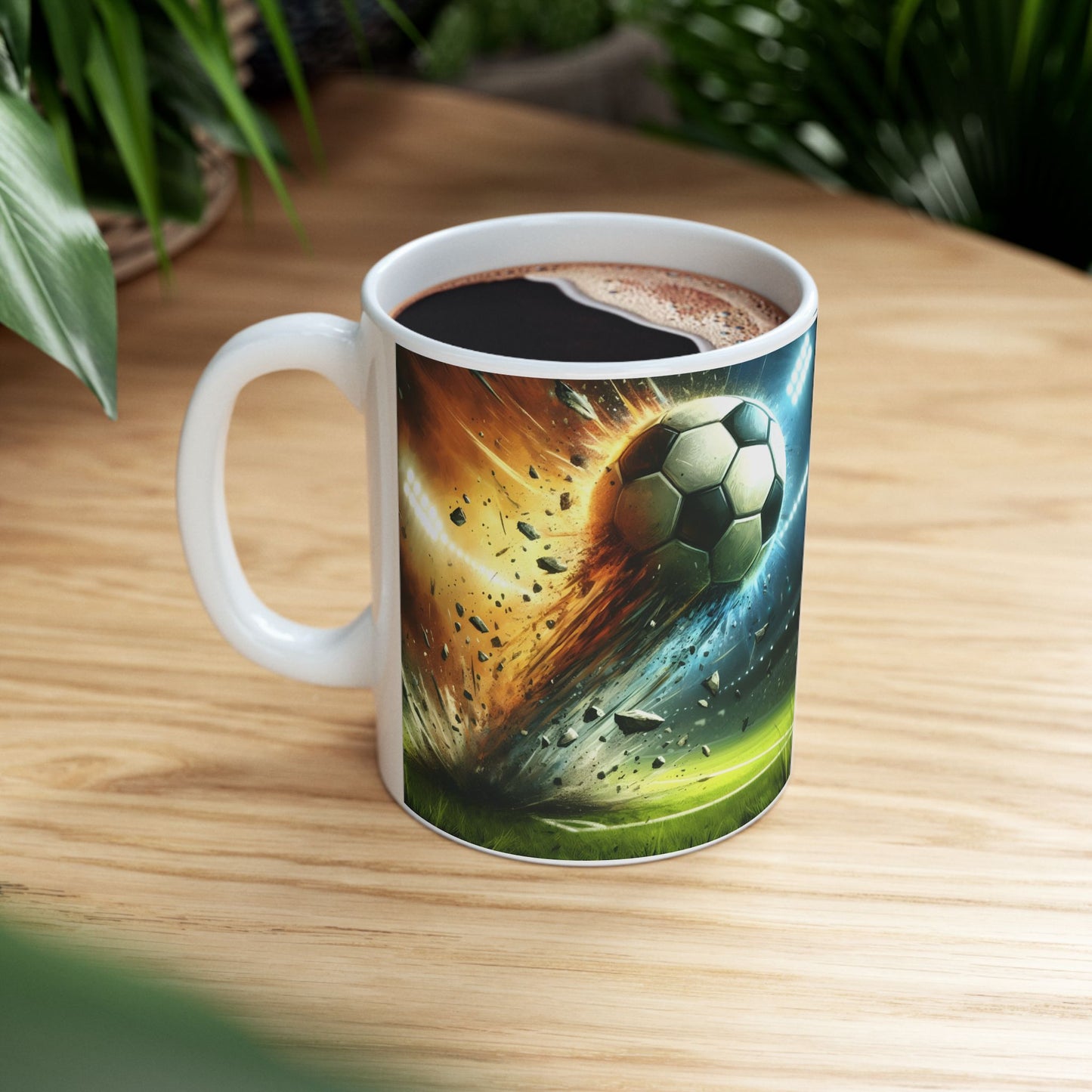 ⚽🔥 Explosive Soccer Mug – Customizable Sports Coffee Cup ✨☕