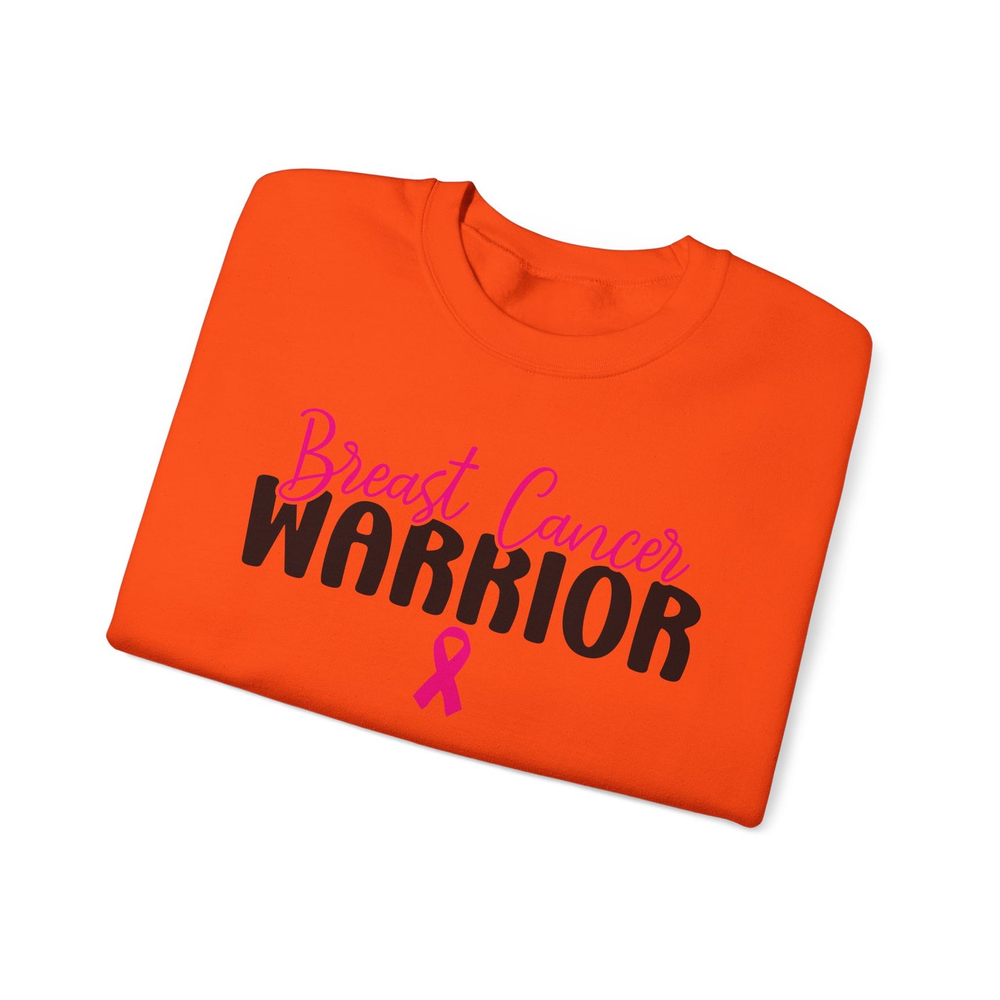 🎀💪 Breast Cancer Warrior Sweatshirt – Survivor Strength & Awareness Crewneck