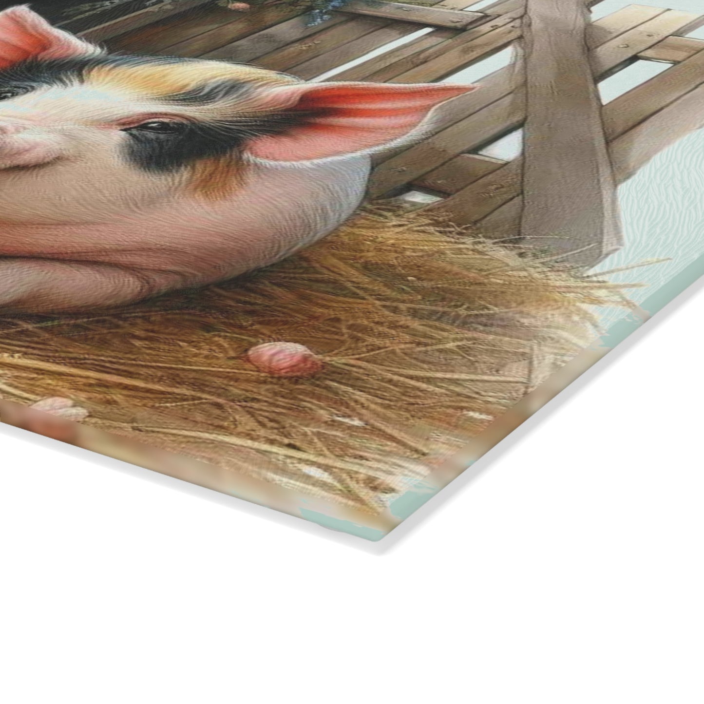 Tabla de cortar de cerdo, amantes de los animales, decoración de granja, accesorios de cocina, regalo único, tabla de charcutería, tabla de cortar personalizada, cocinas de cerdo