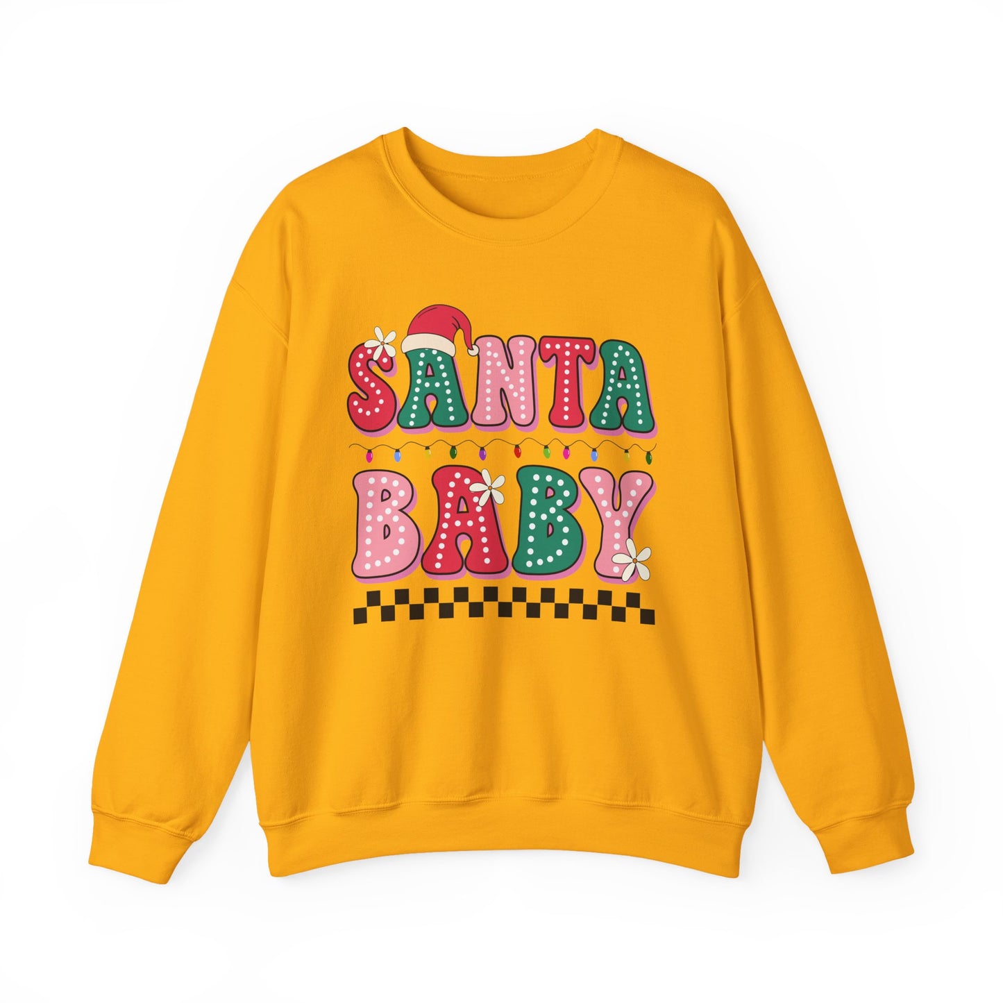 🎅✨ Santa Baby Retro Sweatshirt – Cute & Festive Holiday Style