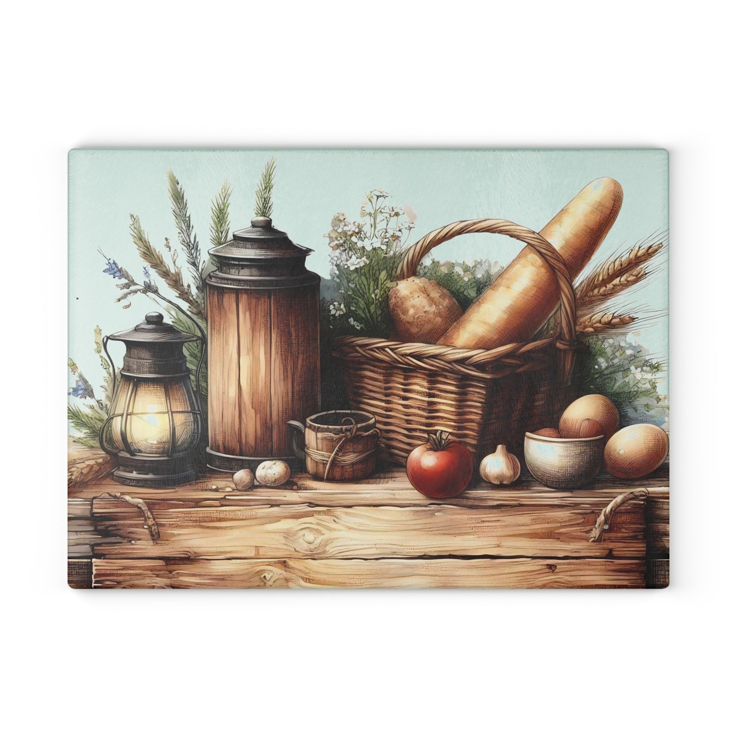 Tabla de cortar de vidrio, tabla de charcutería, tabla de cortar única, tabla de cortar de vidrio templado, regalo de inauguración de la casa, tabla de cortar personalizada