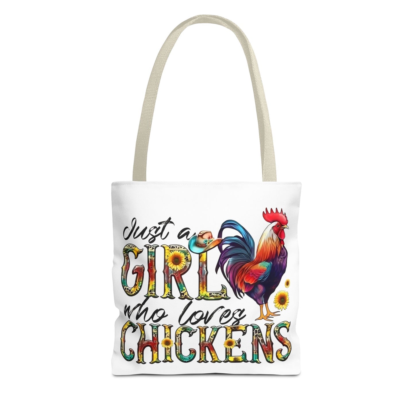 🐔 Solo una chica que ama las gallinas: Bolsa de tela estilo granja para amantes de las gallinas