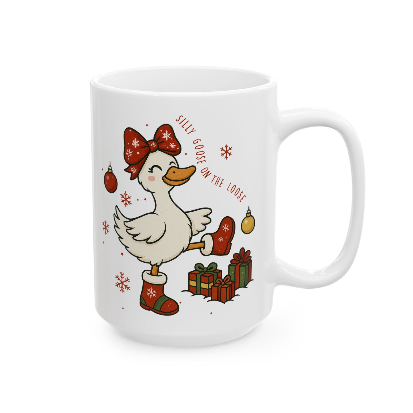 🦢🎄 Silly Goose for the Holidays – Festive Winter Cup ✨☕