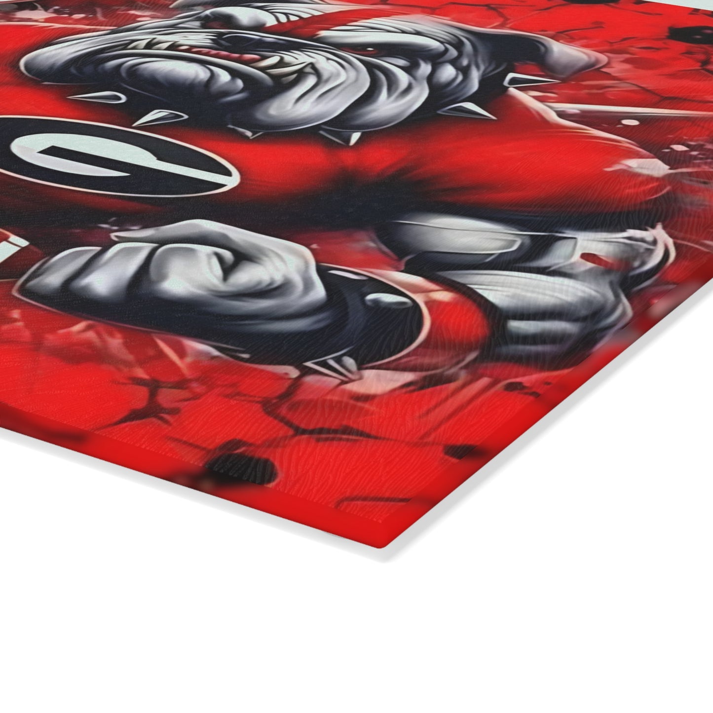 Red Dawgs Bulldog Cutting Board – Bold Spirit & Fierce Kitchen Style