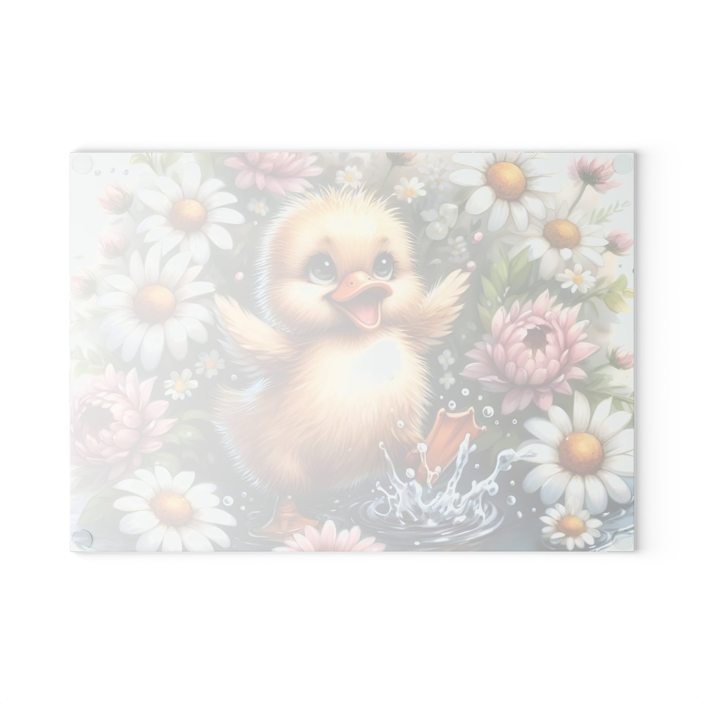 🐥🌸 Cheerful Duckling Cutting Board – Playful Springtime Charm for Your Kitchen 🌼✨