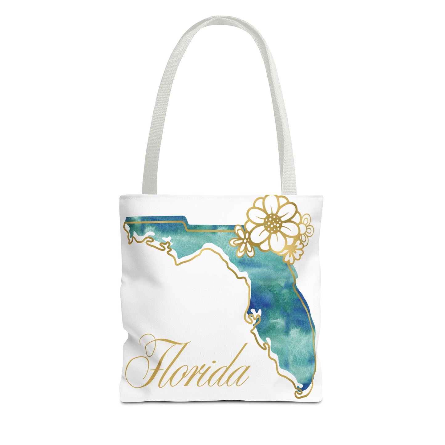 🌸 Florida State Floral Tote Bag – Elegant, Coastal & Practical 👜
