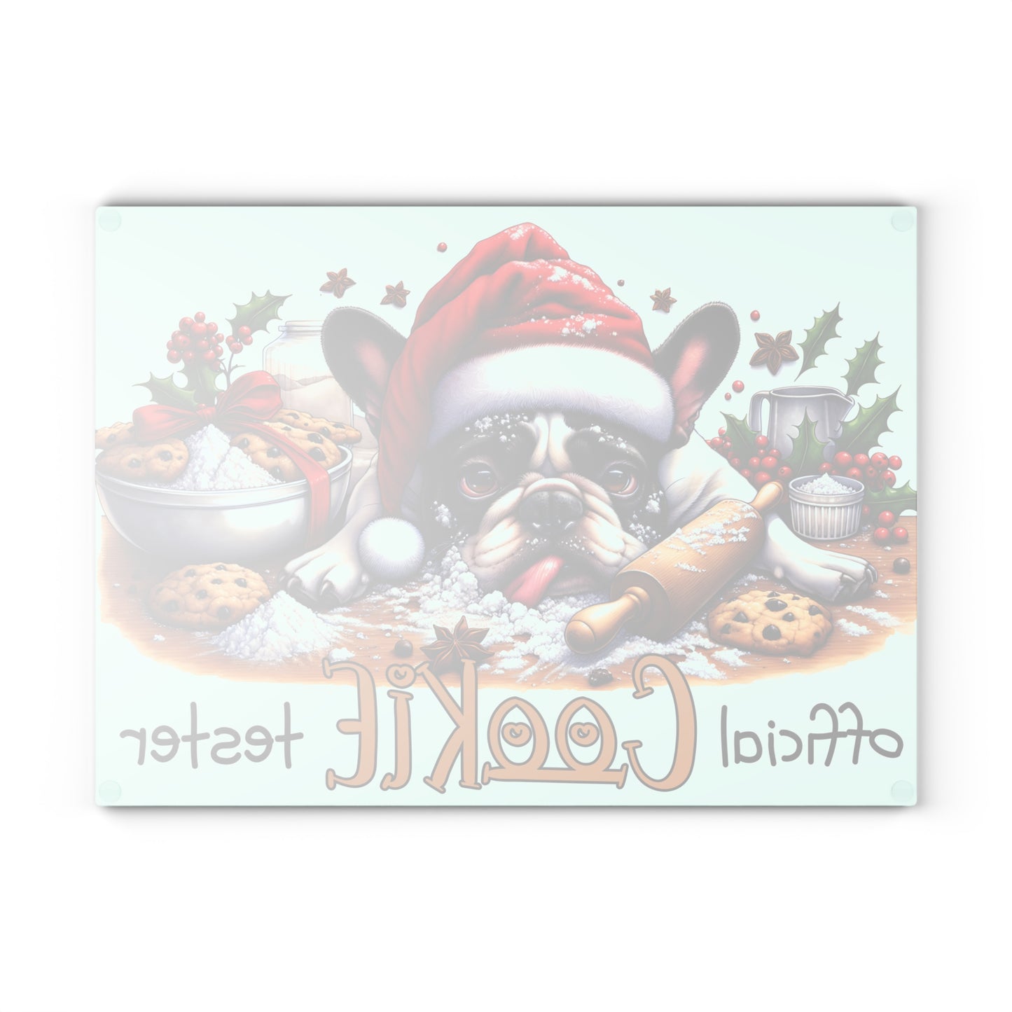 Official Cookie Tester Boston Cutting Board – Holiday Baking Fun for Your Kitchen