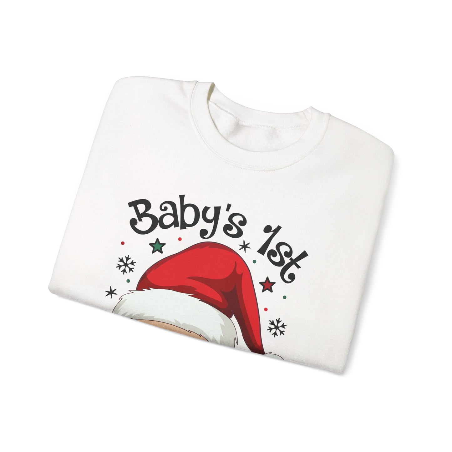 🎅🌲 Santa Baby Christmas Sweatshirt – Adorable Holiday Crewneck