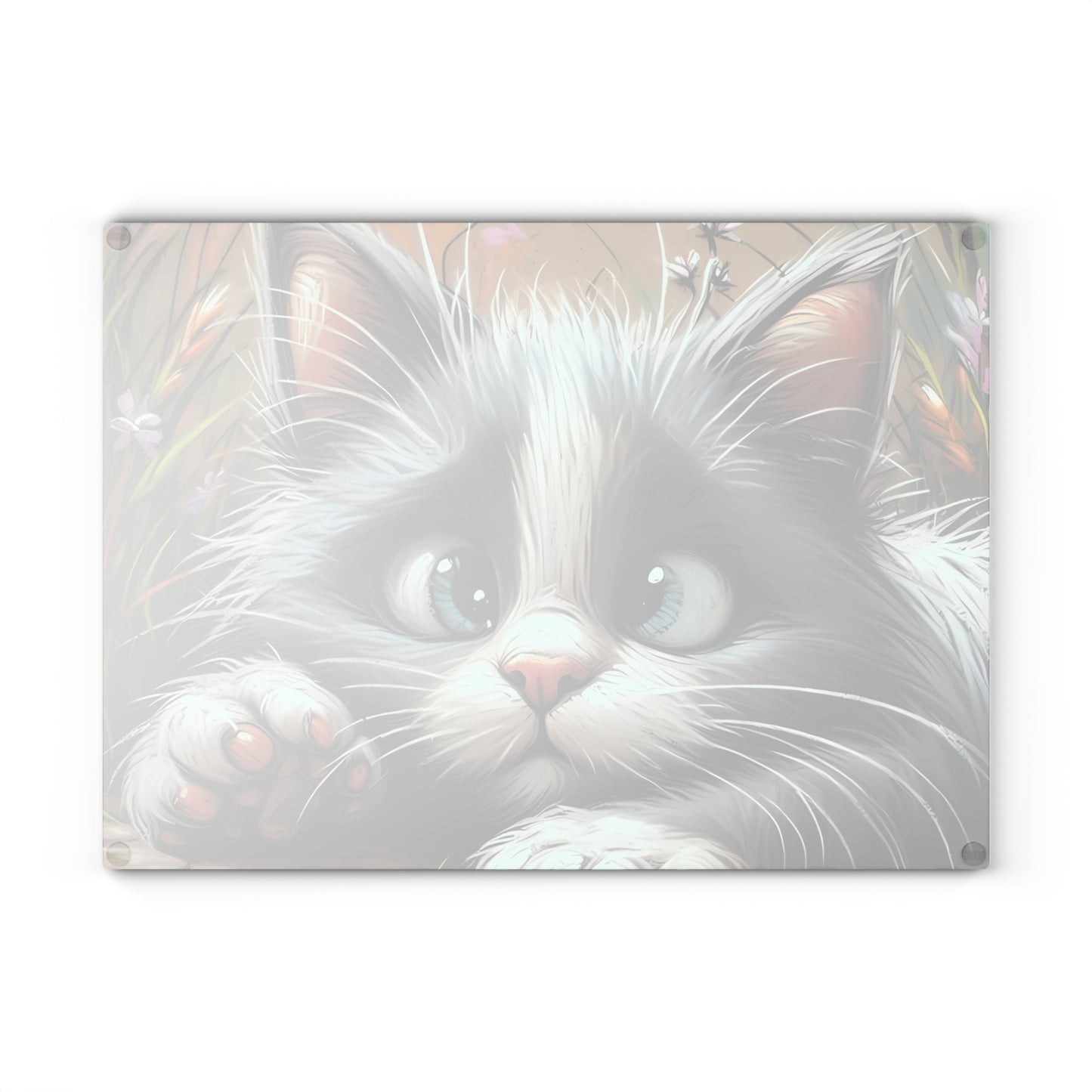 🐾 Adorable Kitten Eyes Cutting Board – Whiskers, Wonder & Warmth for Your Kitchen 🐱