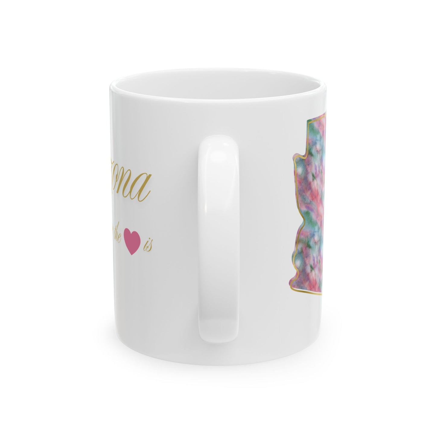 ☕ Home is Where the ❤️ Is – Arizona Mug – Desert Charm in Every Sip 🌵
