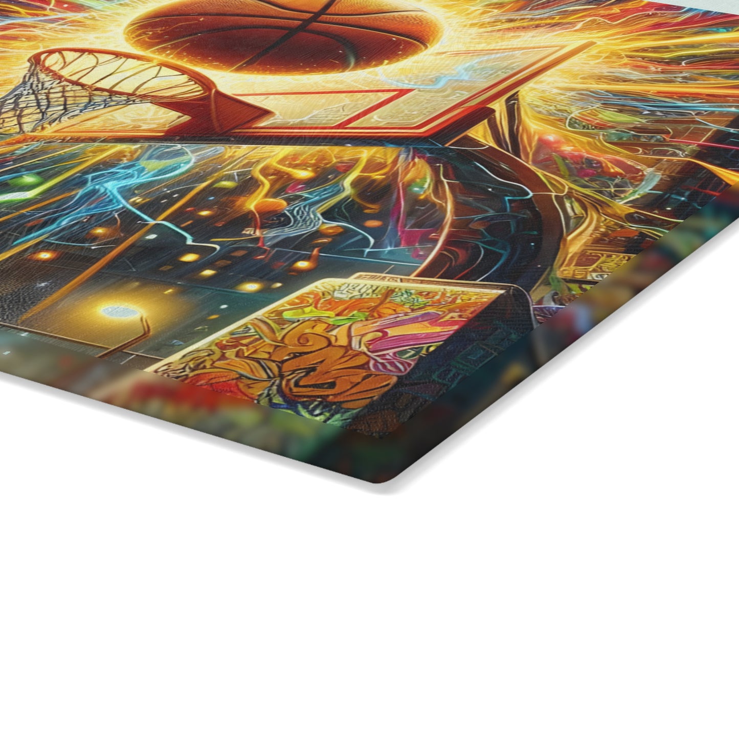 🏀💥 Basketball Explosion Cutting Board – Slam Dunk Style for Your Kitchen 🎨