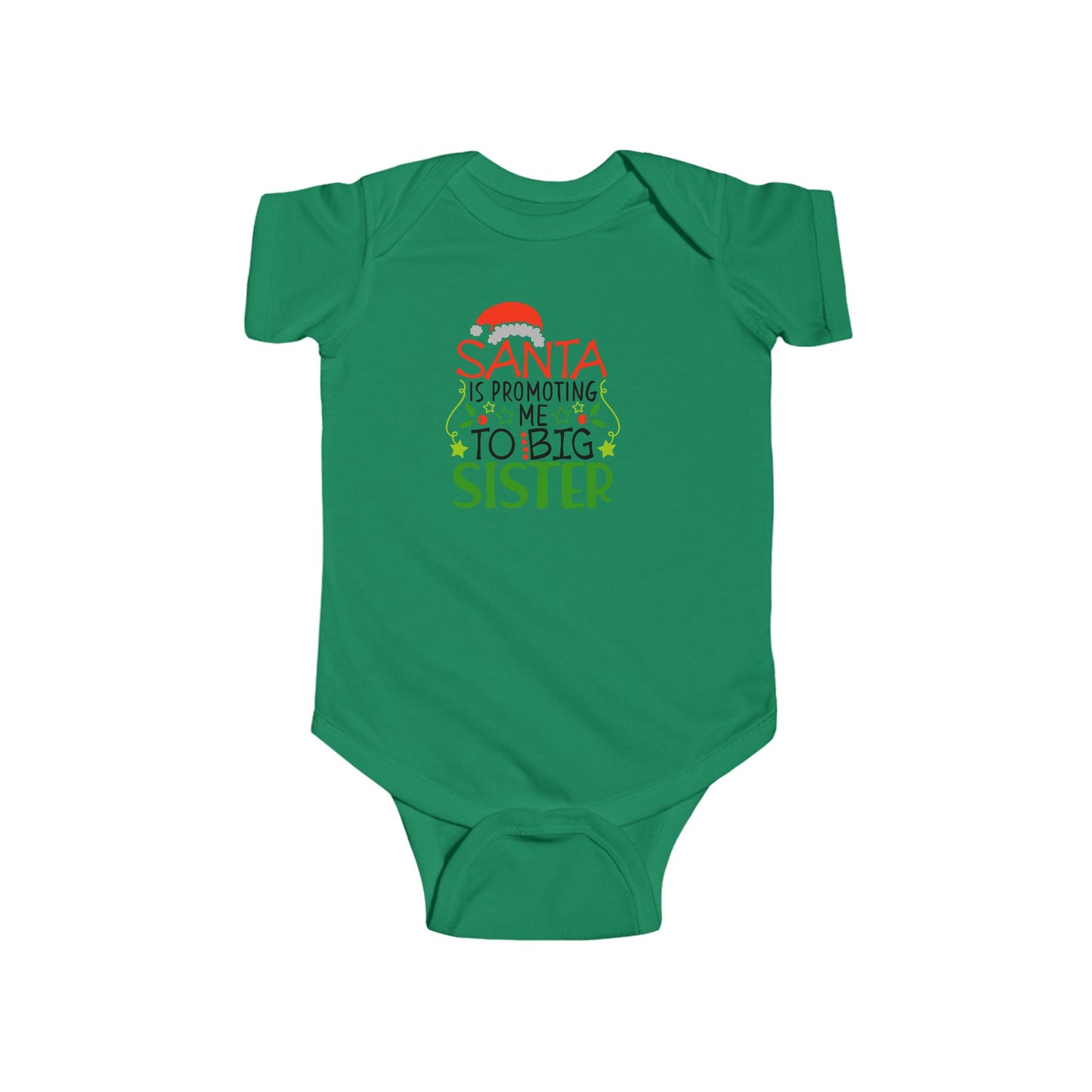 🎅👶 Santa Sister Baby Onesie – Adorable Holiday Bodysuit for Little Sisters 🎄✨