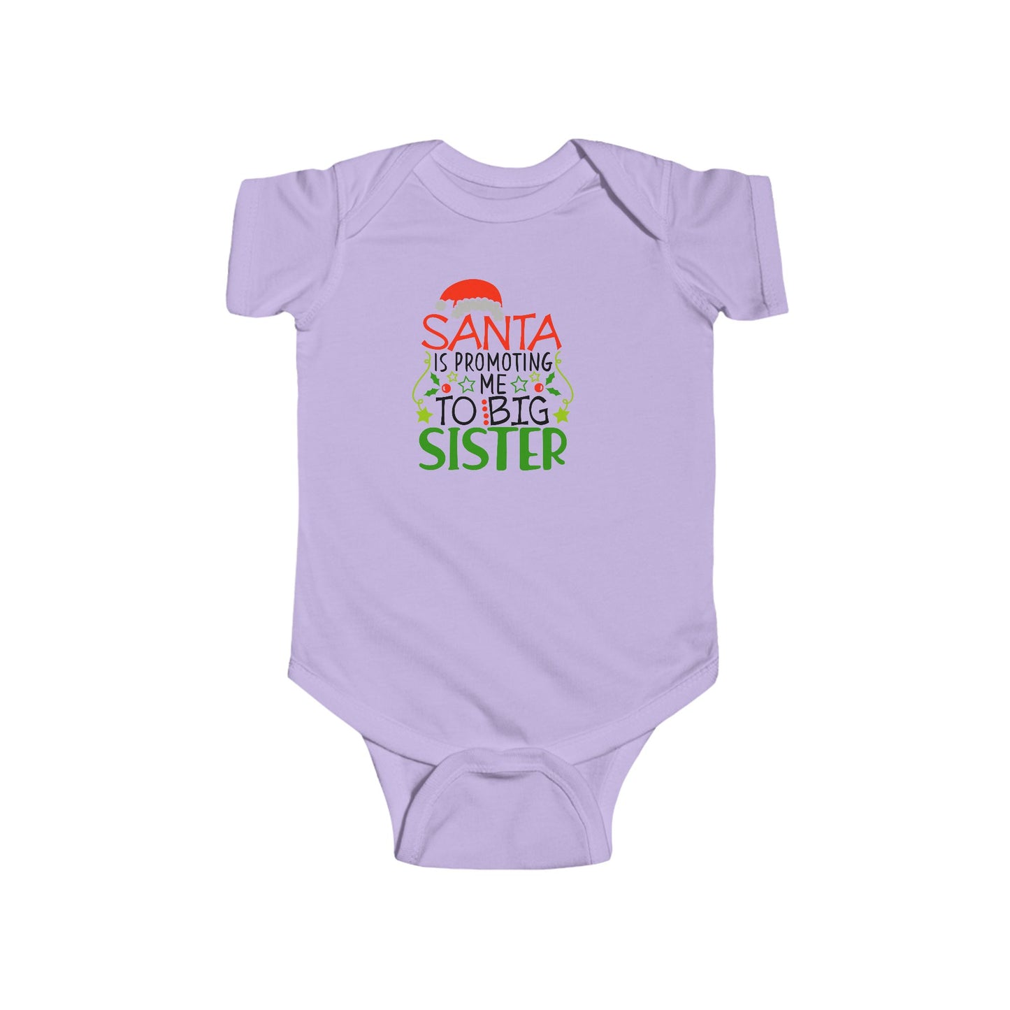 🎅👶 Santa Sister Baby Onesie – Adorable Holiday Bodysuit for Little Sisters 🎄✨