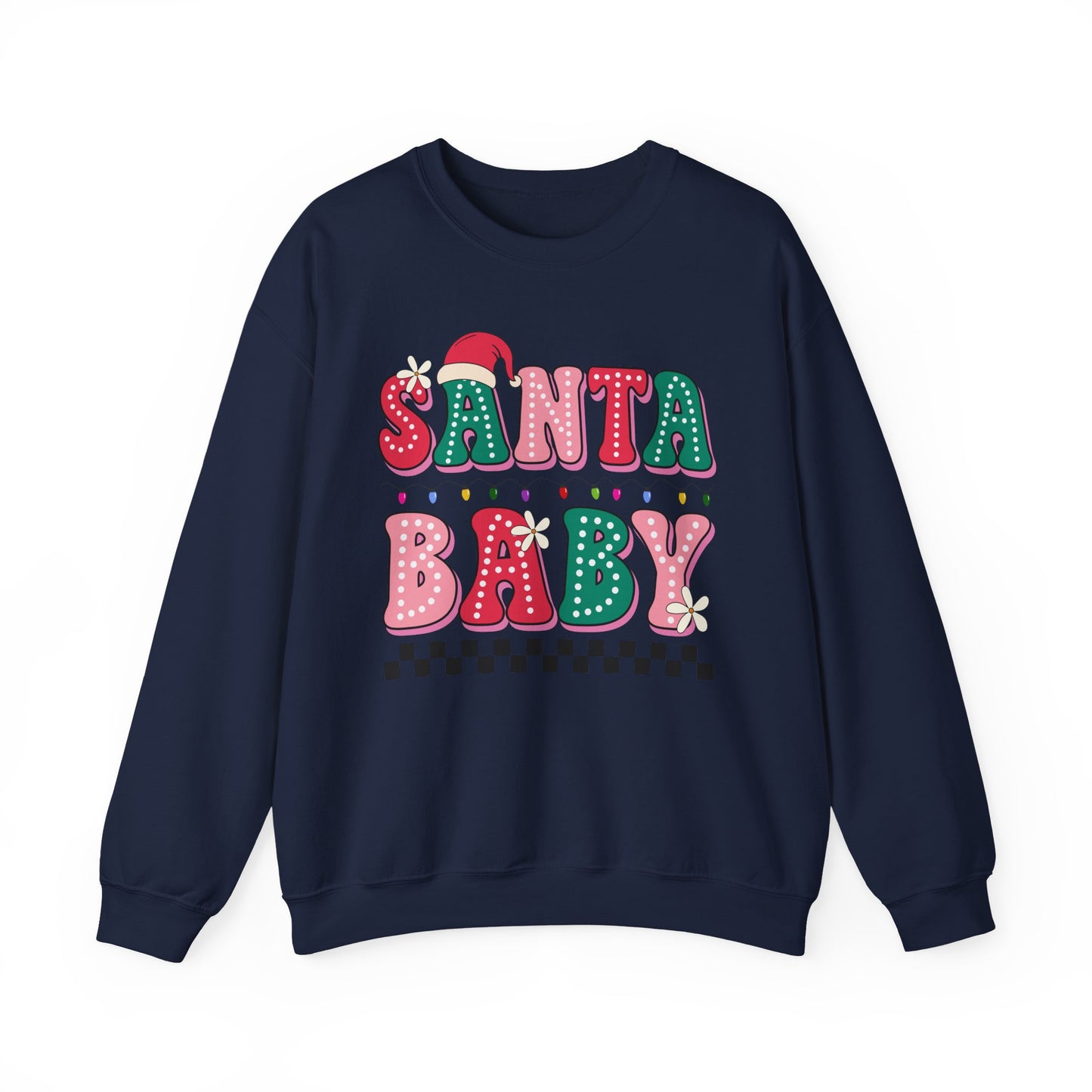 🎅✨ Santa Baby Retro Sweatshirt – Cute & Festive Holiday Style
